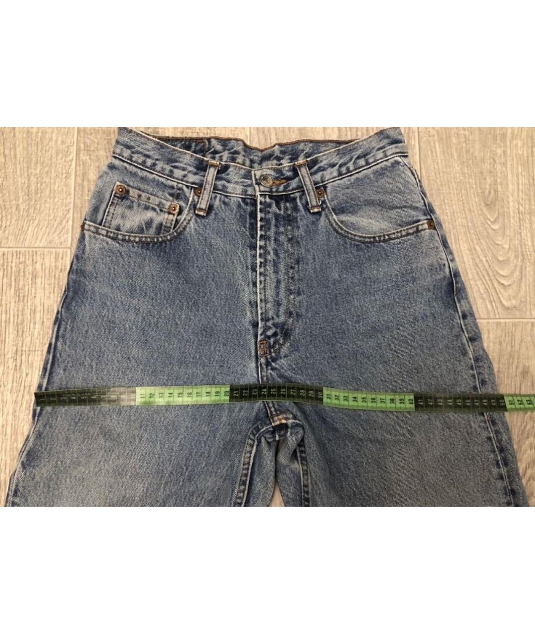 LEVI'S VINTAGE CLOTHING Голубые хлопковые прямые джинсы, фото 6