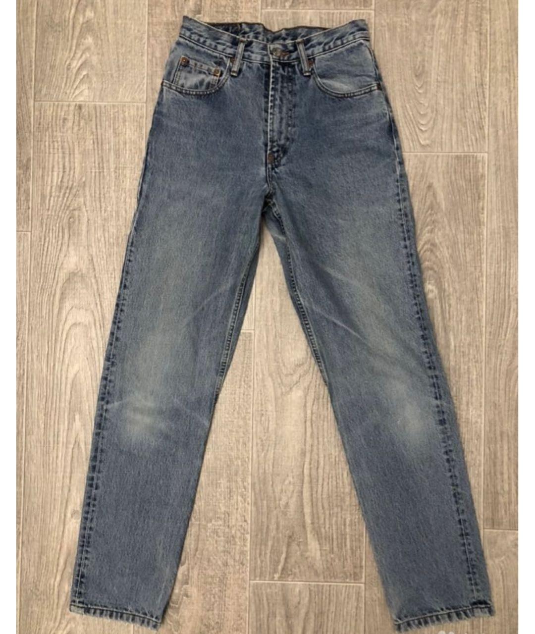 LEVI'S VINTAGE CLOTHING Голубые хлопковые прямые джинсы, фото 8