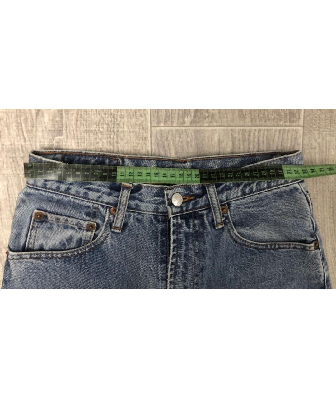 LEVI'S VINTAGE CLOTHING Голубые хлопковые прямые джинсы, фото 4