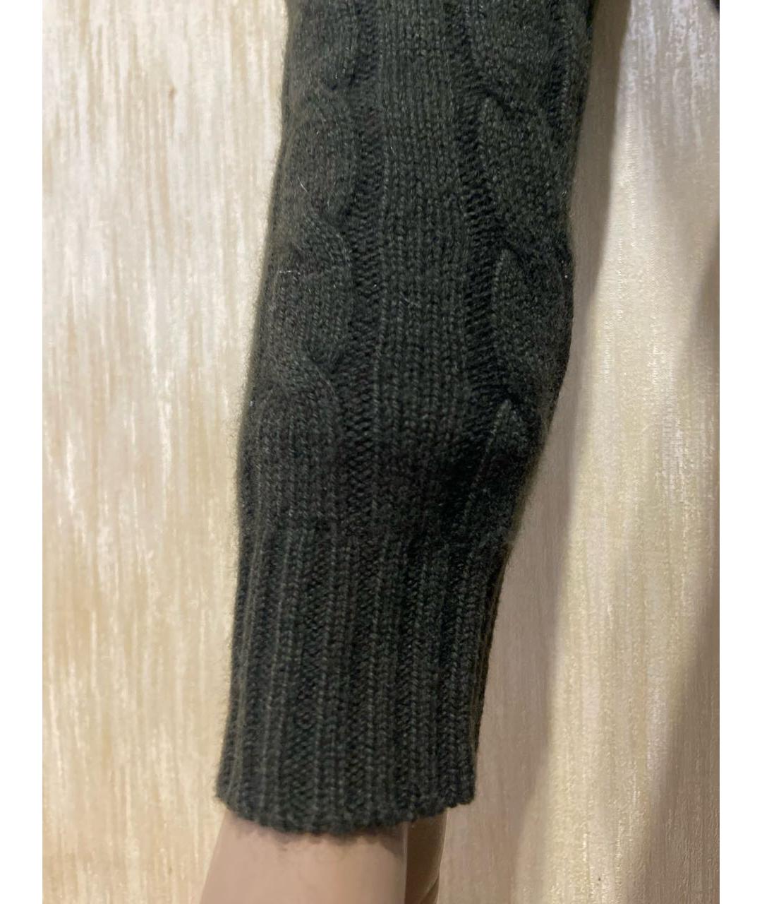 RALPH LAUREN Зеленый кашемировый джемпер / свитер, фото 7