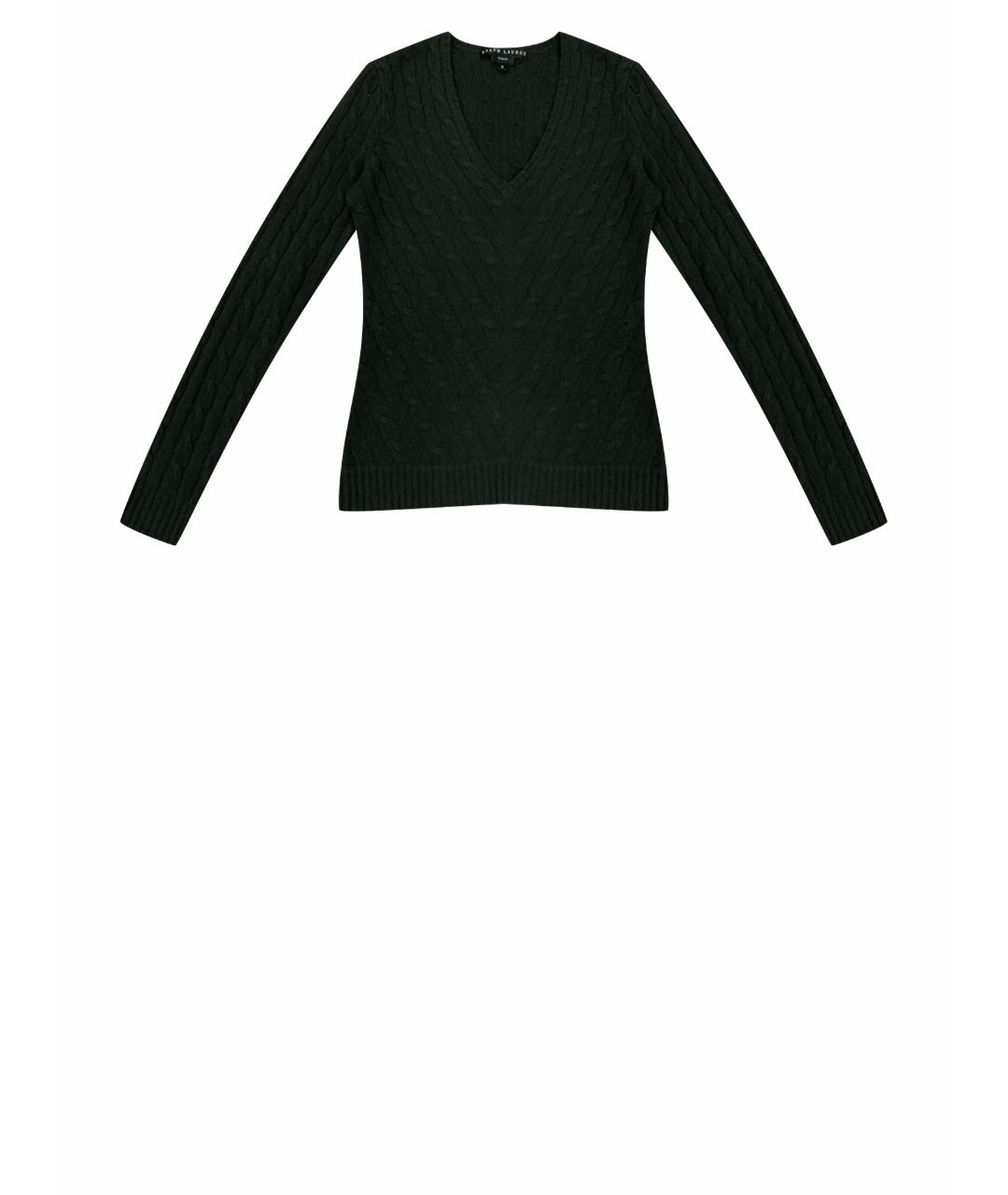RALPH LAUREN Зеленый кашемировый джемпер / свитер, фото 1