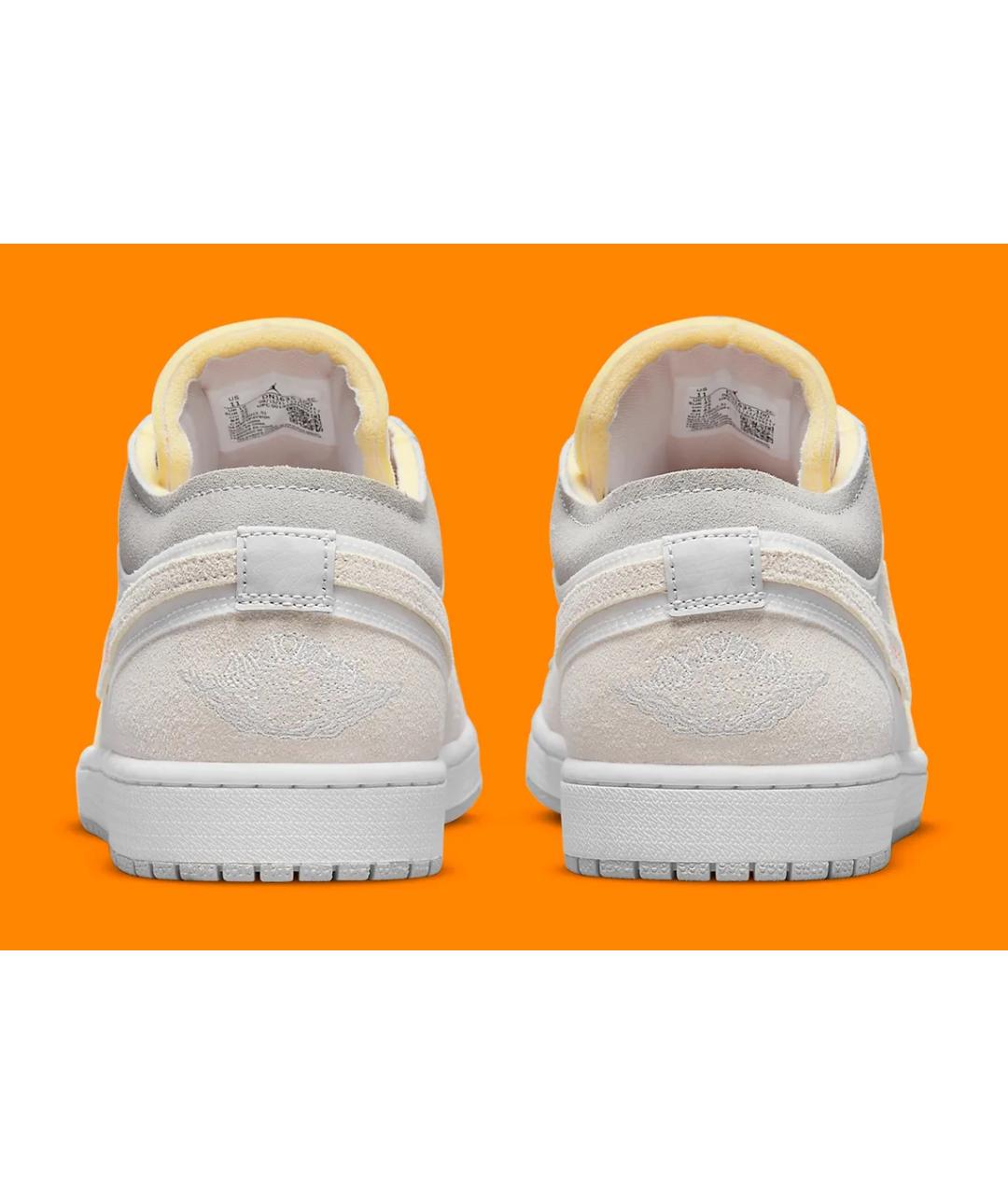 JORDAN Бежевые замшевые низкие кроссовки / кеды, фото 4