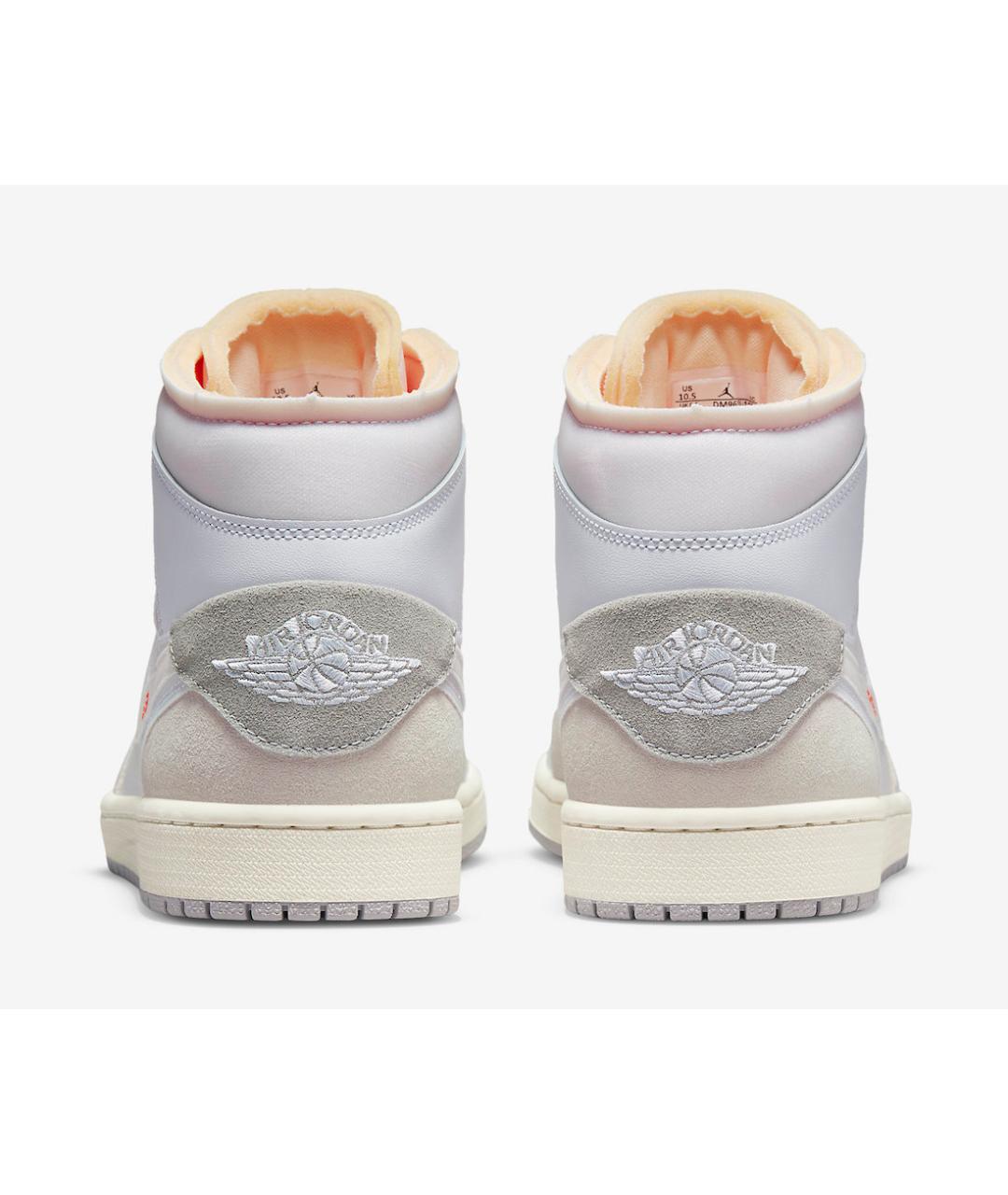 JORDAN Бежевые замшевые кроссовки, фото 4