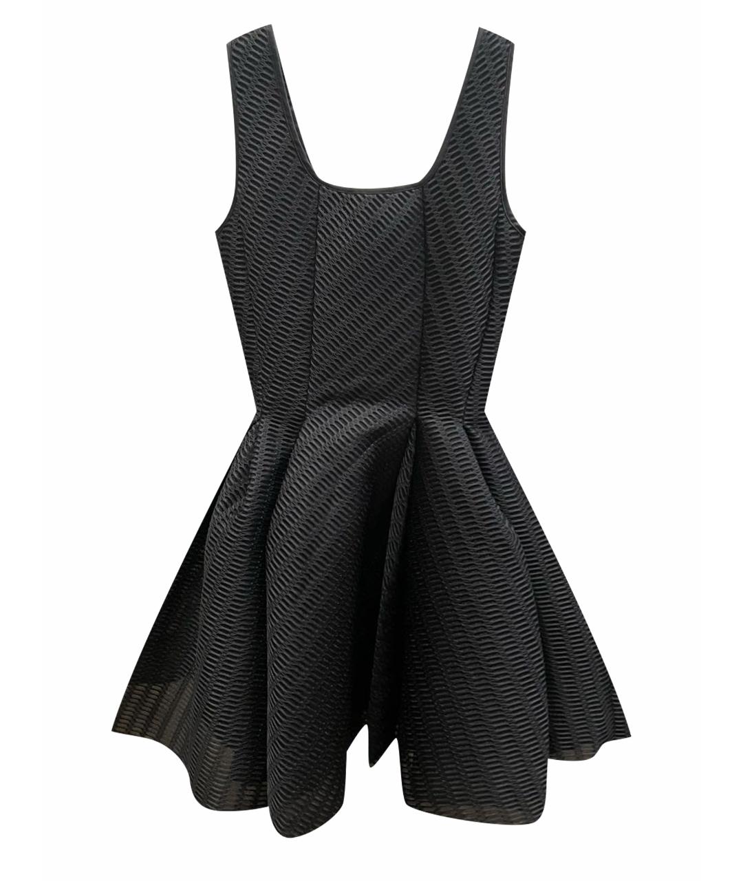 MAJE Черное полиэстеровое коктейльное платье, фото 1