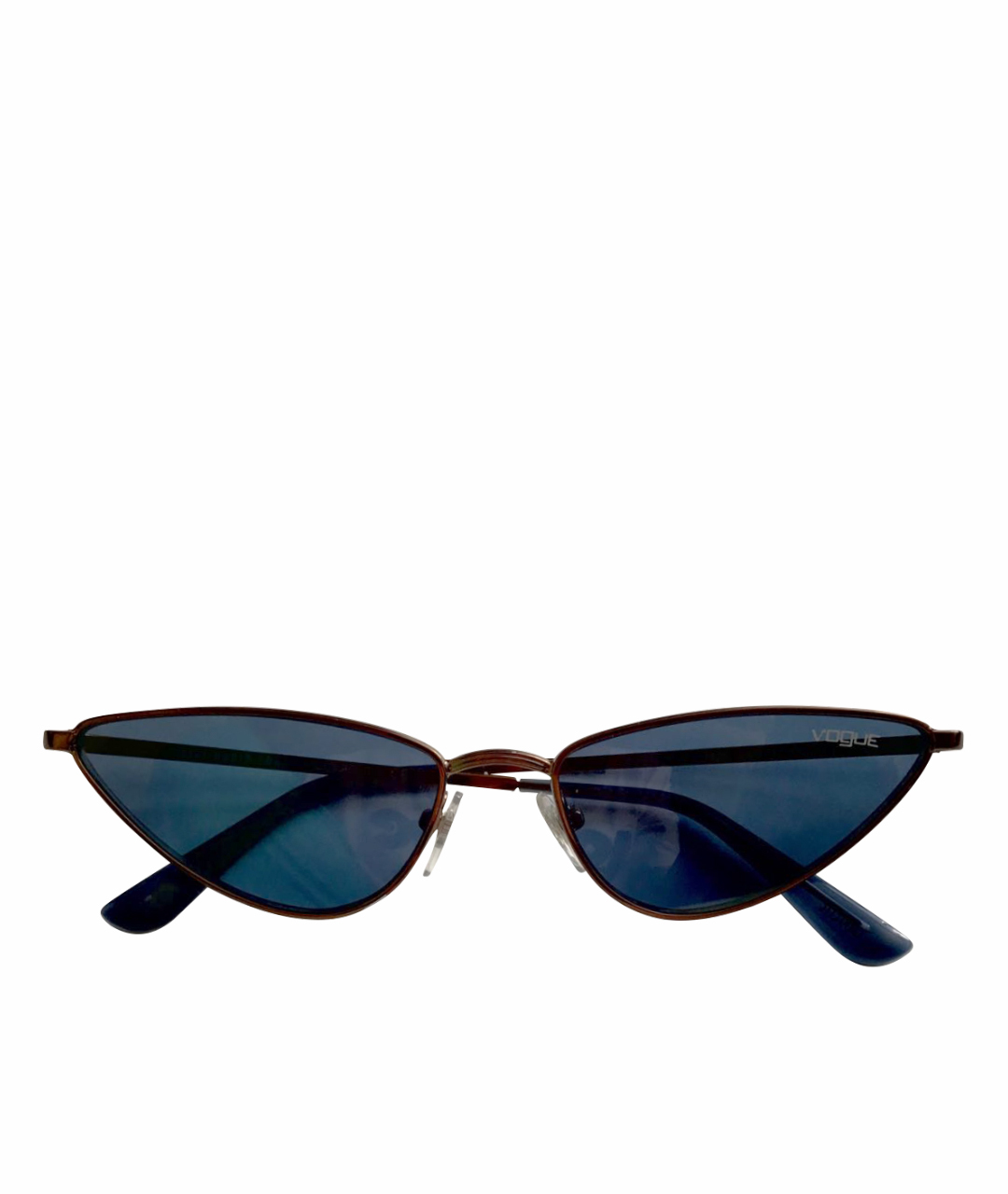 VOGUE EYEWEAR Темно-синие металлические солнцезащитные очки, фото 1