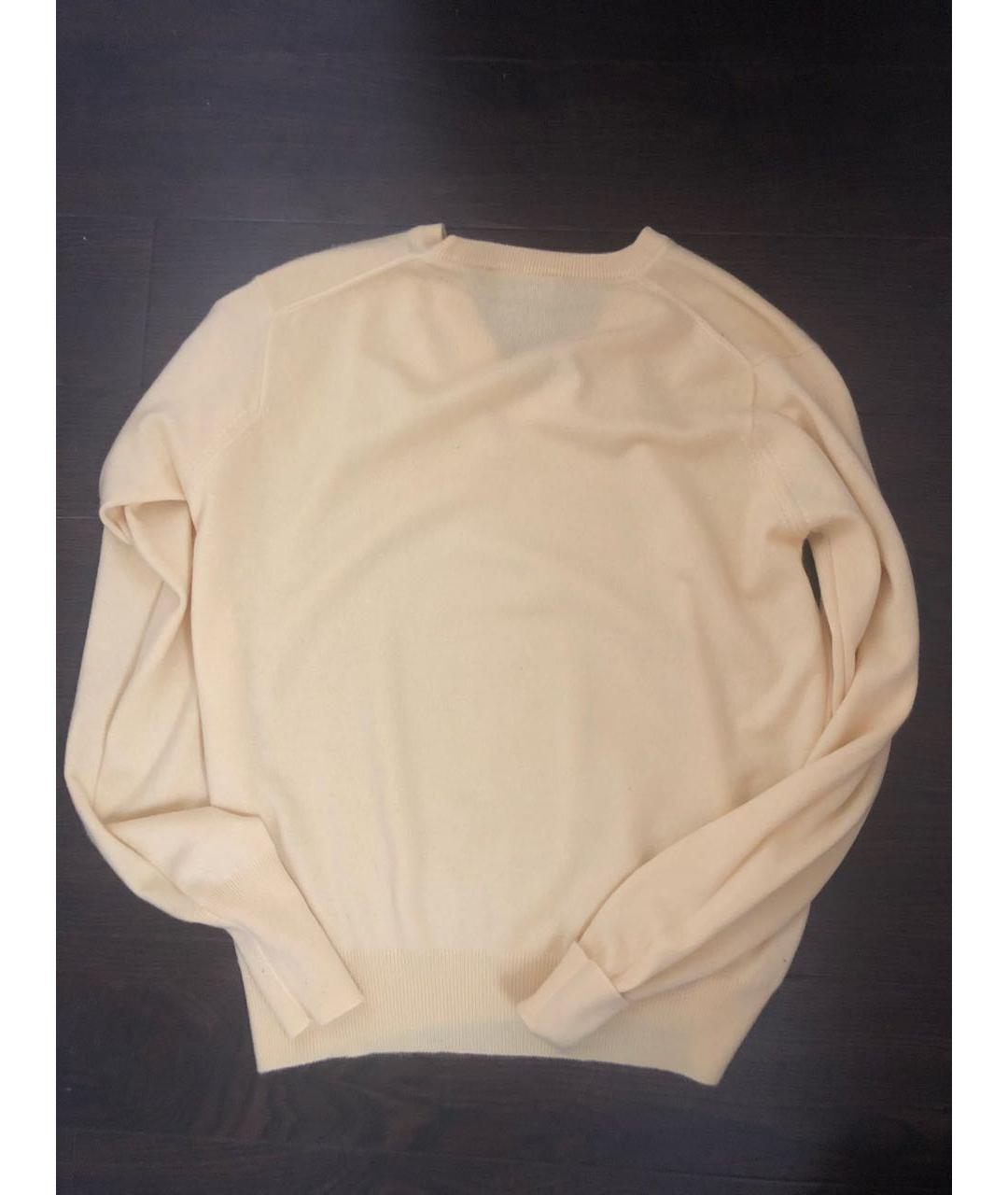 DORIANI CASHMERE Желтый кашемировый джемпер / свитер, фото 2