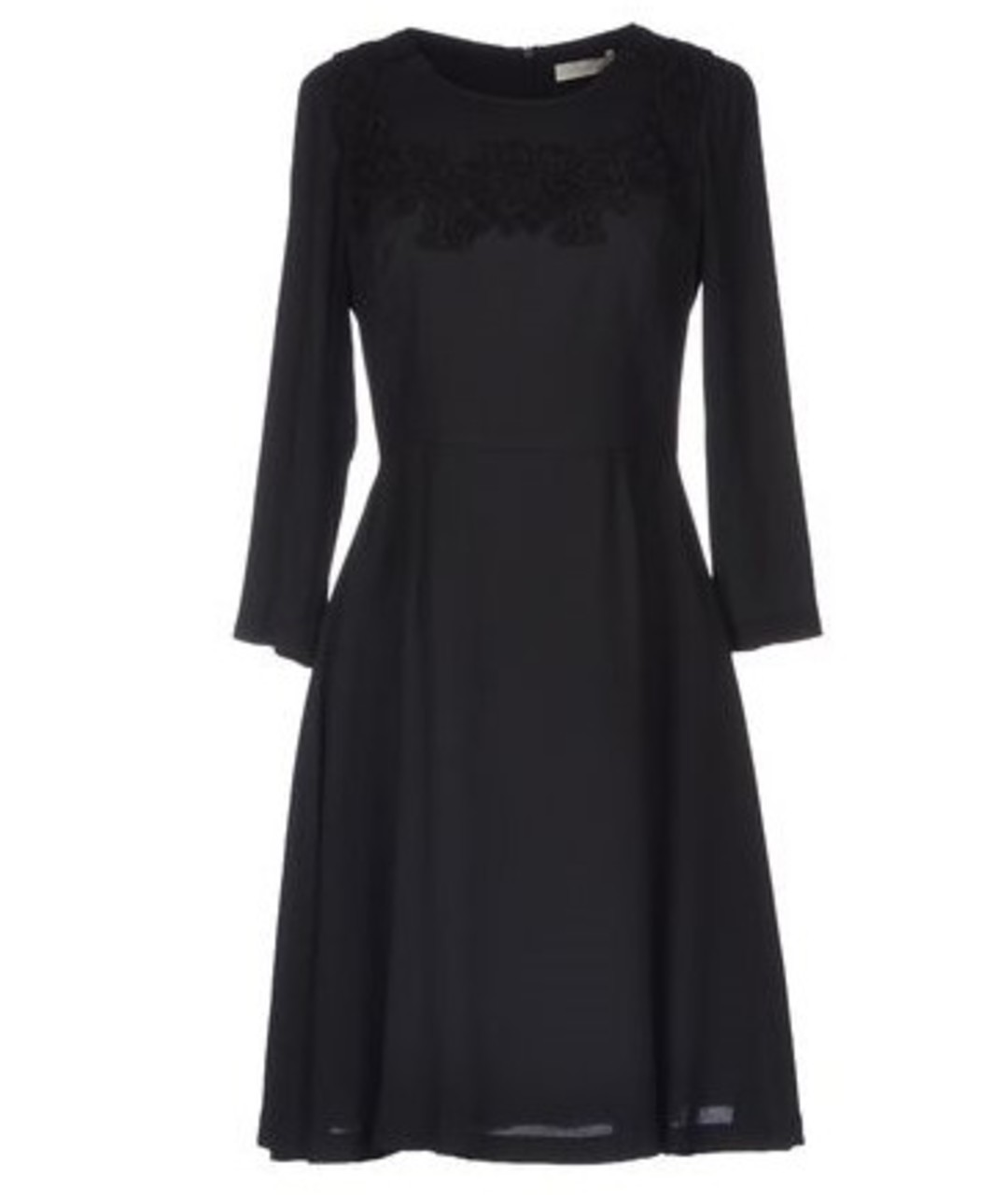 ERMANNO SCERVINO Черное ацетатное коктейльное платье, фото 1