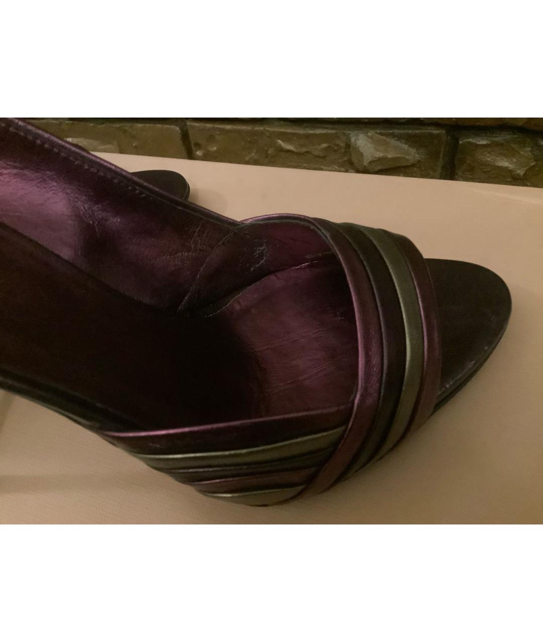 MIU MIU Мульти кожаные туфли, фото 6