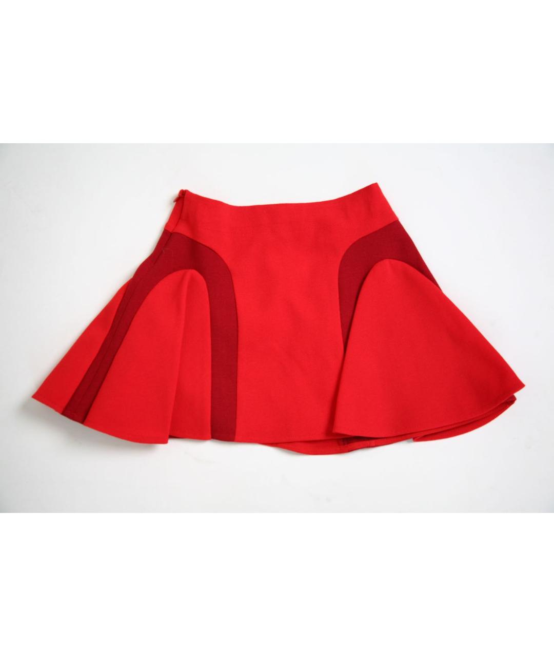 CHRISTIAN DIOR PRE-OWNED Красная полиэстеровая юбка, фото 4