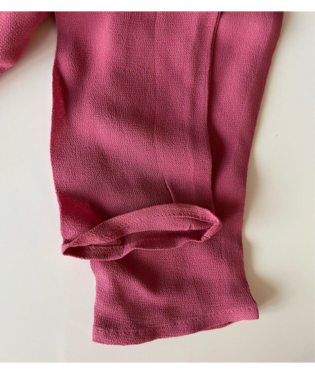 REFORMATION Розовое вискозное повседневное платье, фото 4