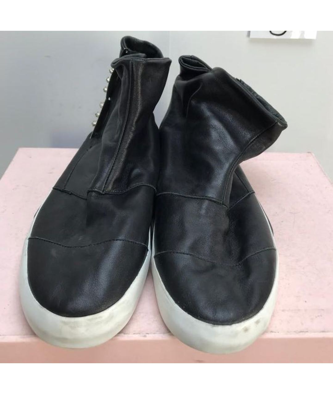 BLACK DIONISO Черные высокие кроссовки / кеды, фото 2