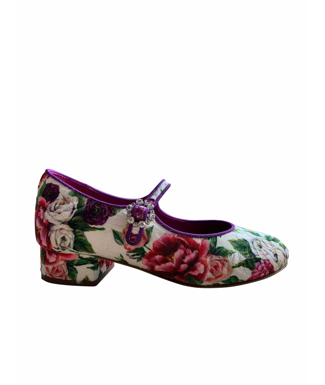 DOLCE&GABBANA Розовые текстильные туфли, фото 1