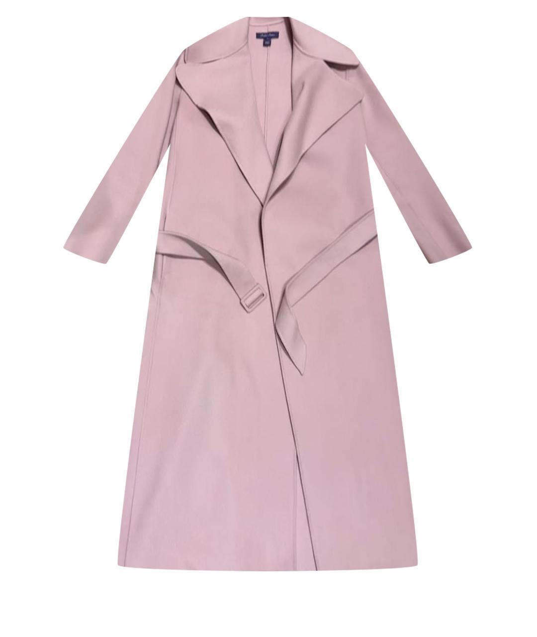 RALPH LAUREN Розовое кашемировое пальто, фото 1