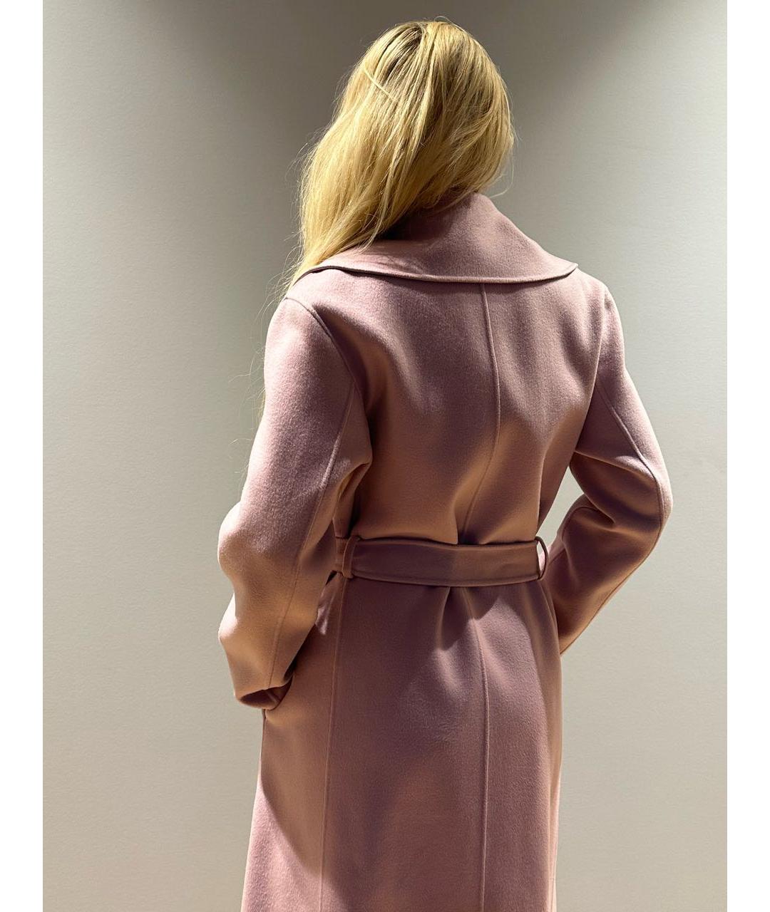 RALPH LAUREN Розовое кашемировое пальто, фото 3