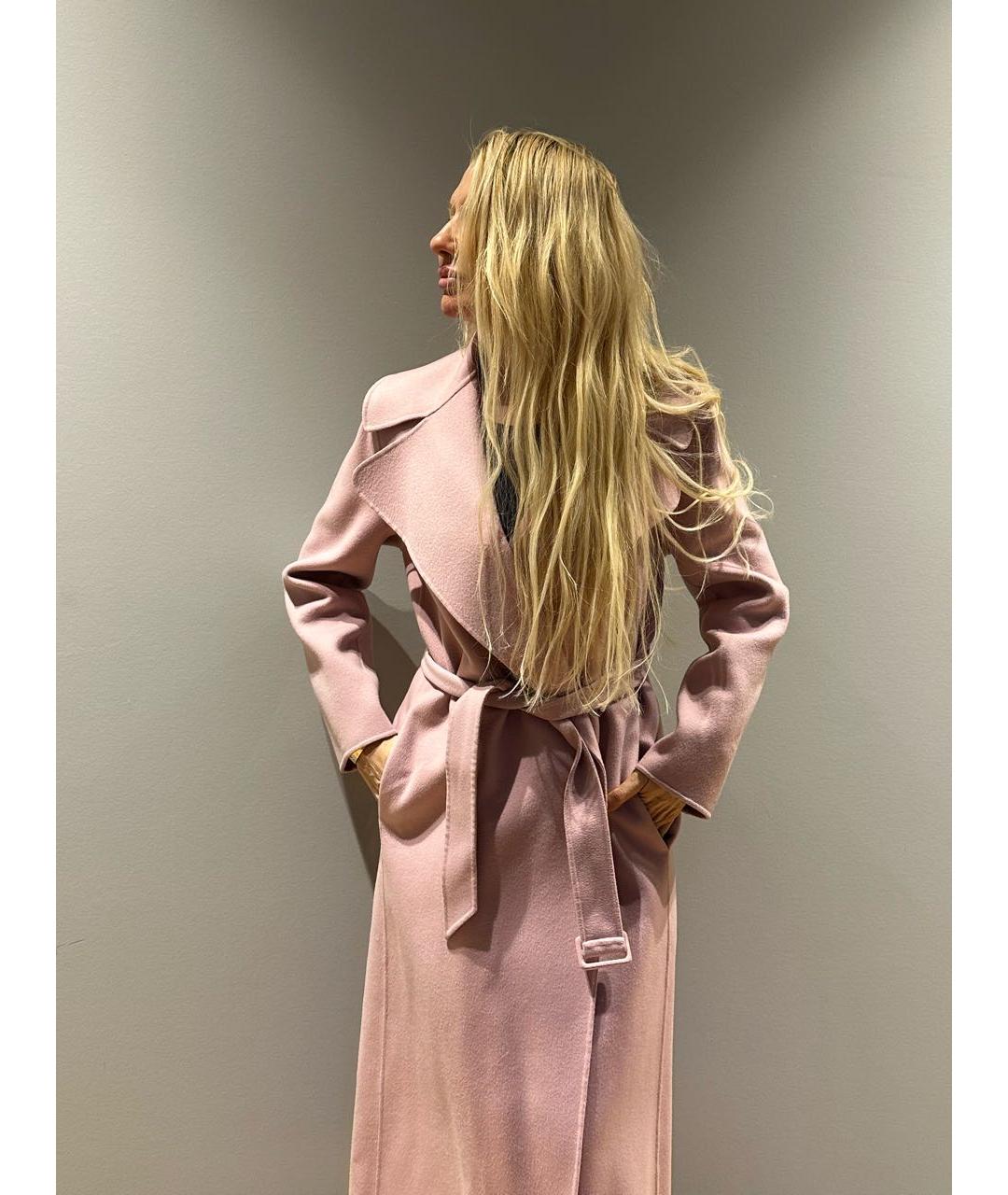 RALPH LAUREN Розовое кашемировое пальто, фото 2