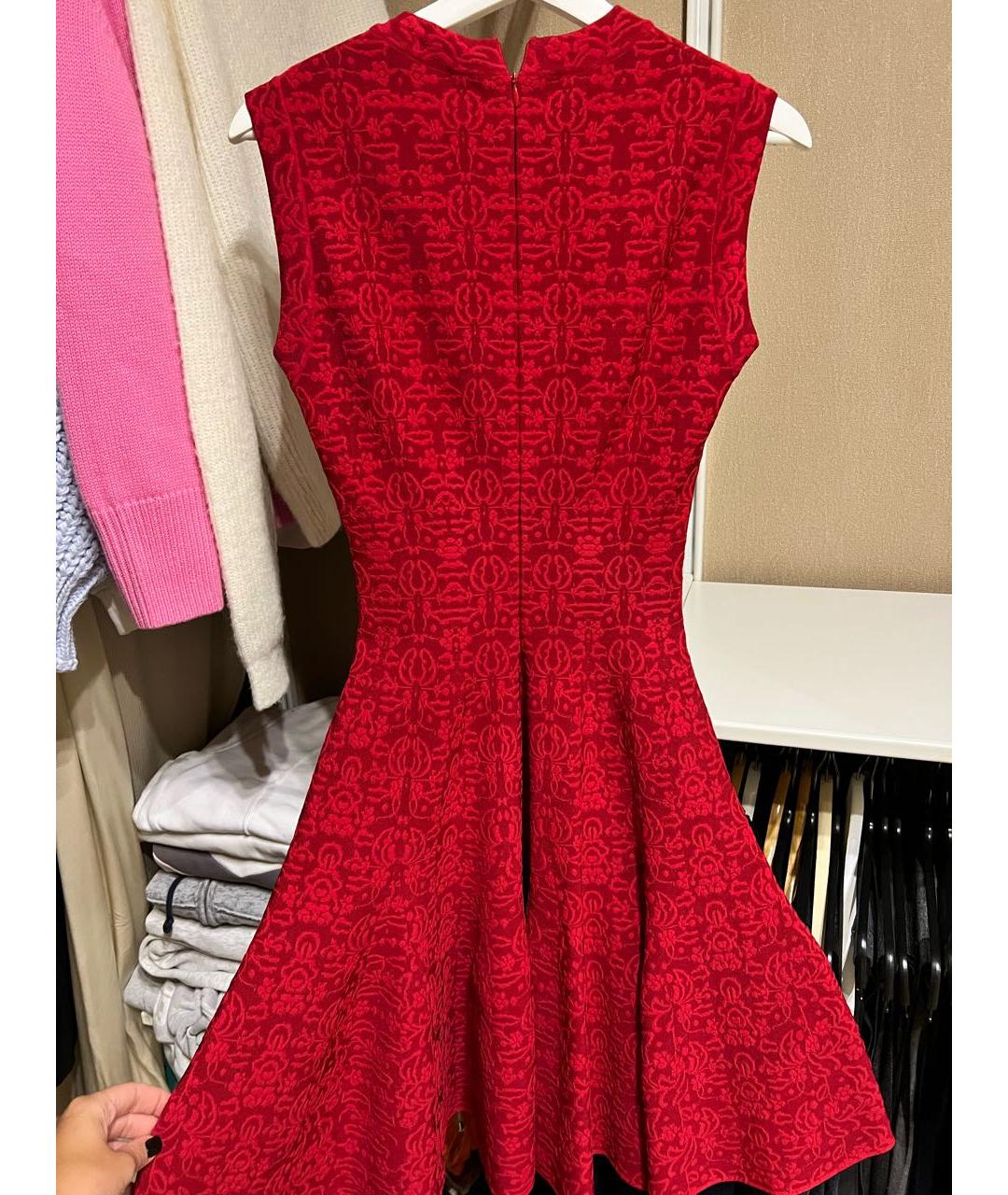 ALAIA Красное коктейльное платье, фото 2