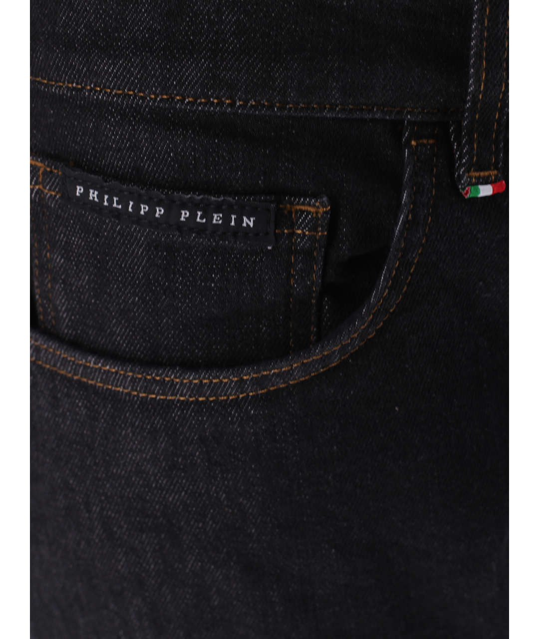 PHILIPP PLEIN Черные хлопковые джинсы скинни, фото 4