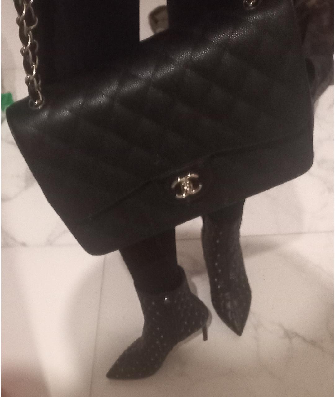 VALENTINO Черные кожаные ботильоны, фото 9