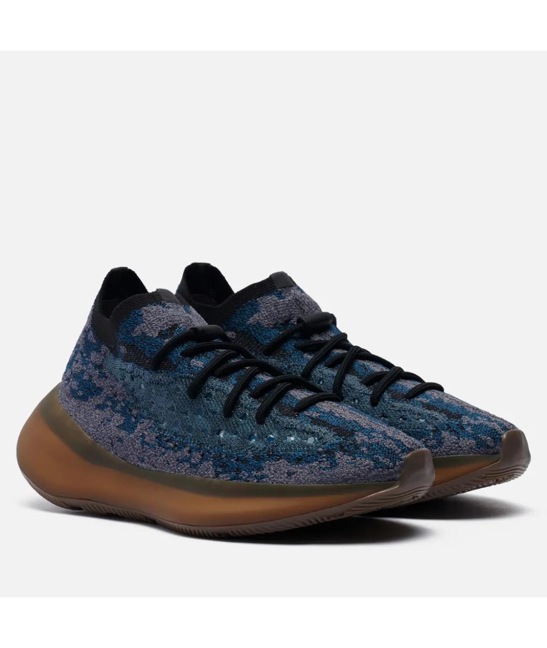 ADIDAS YEEZY Синие низкие кроссовки / кеды, фото 2