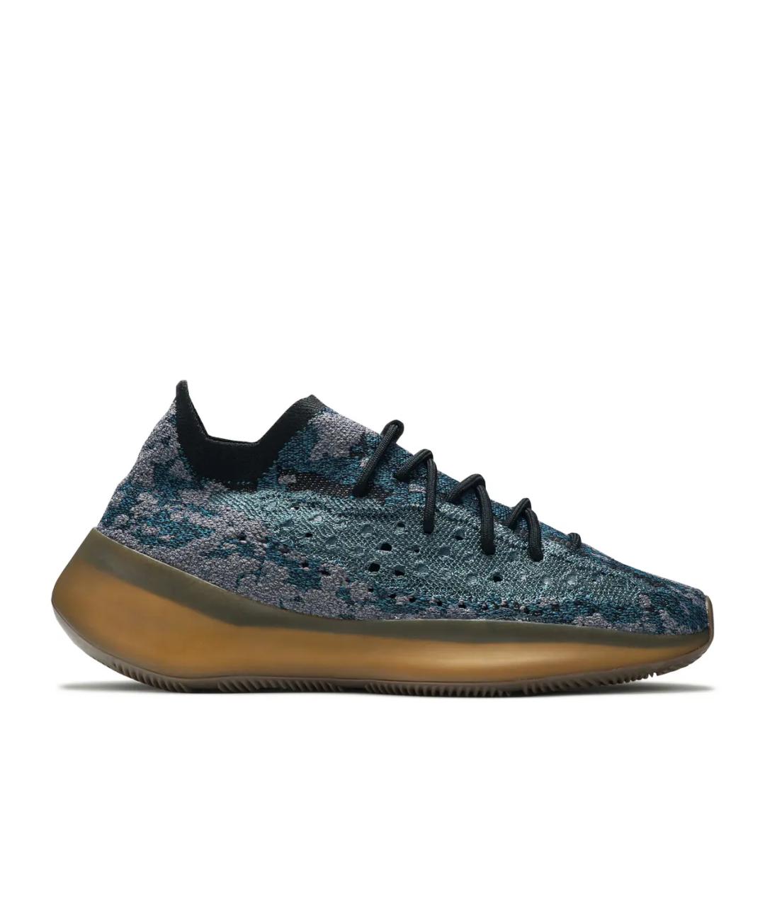 ADIDAS YEEZY Синие низкие кроссовки / кеды, фото 1
