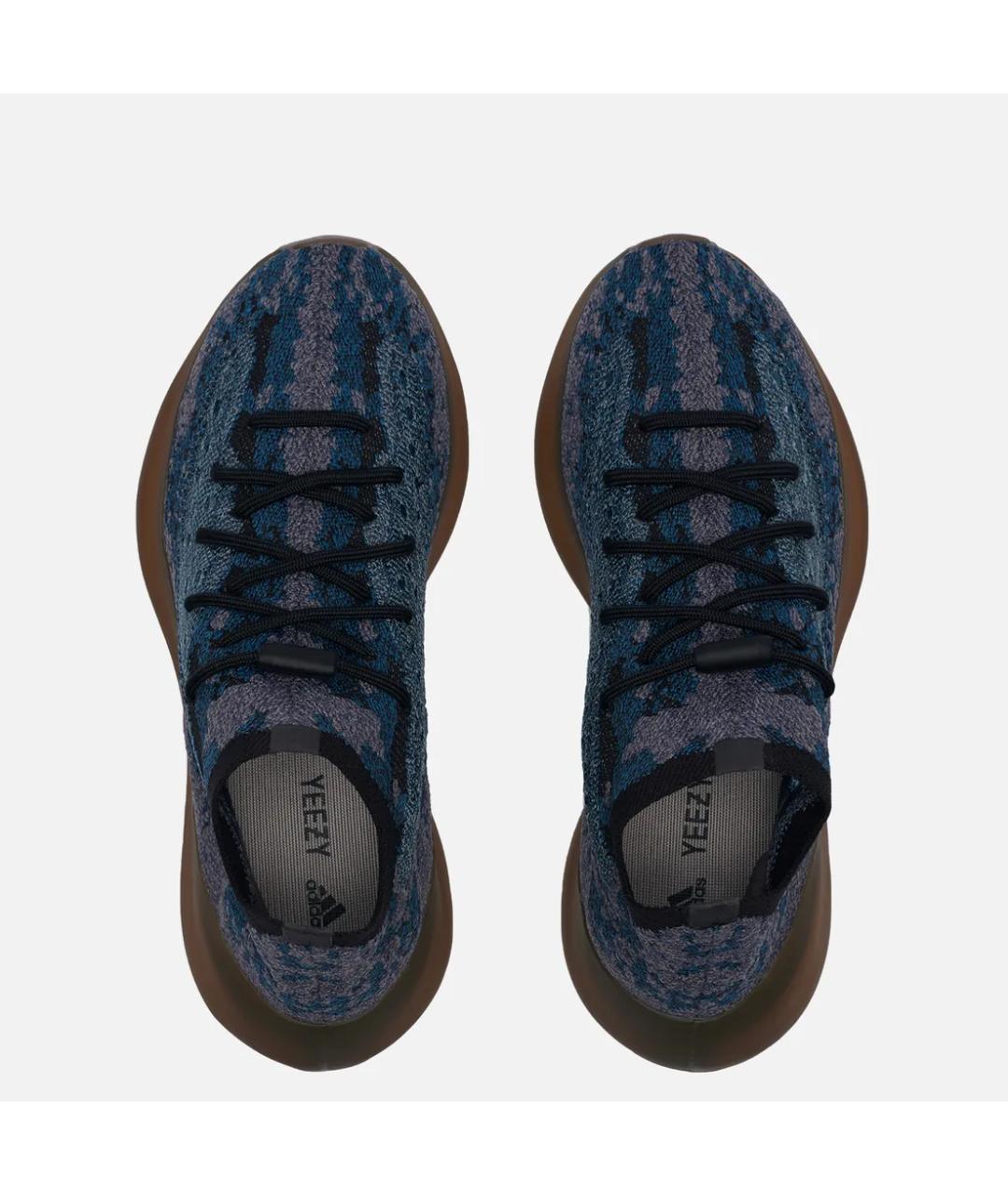 ADIDAS YEEZY Синие низкие кроссовки / кеды, фото 3