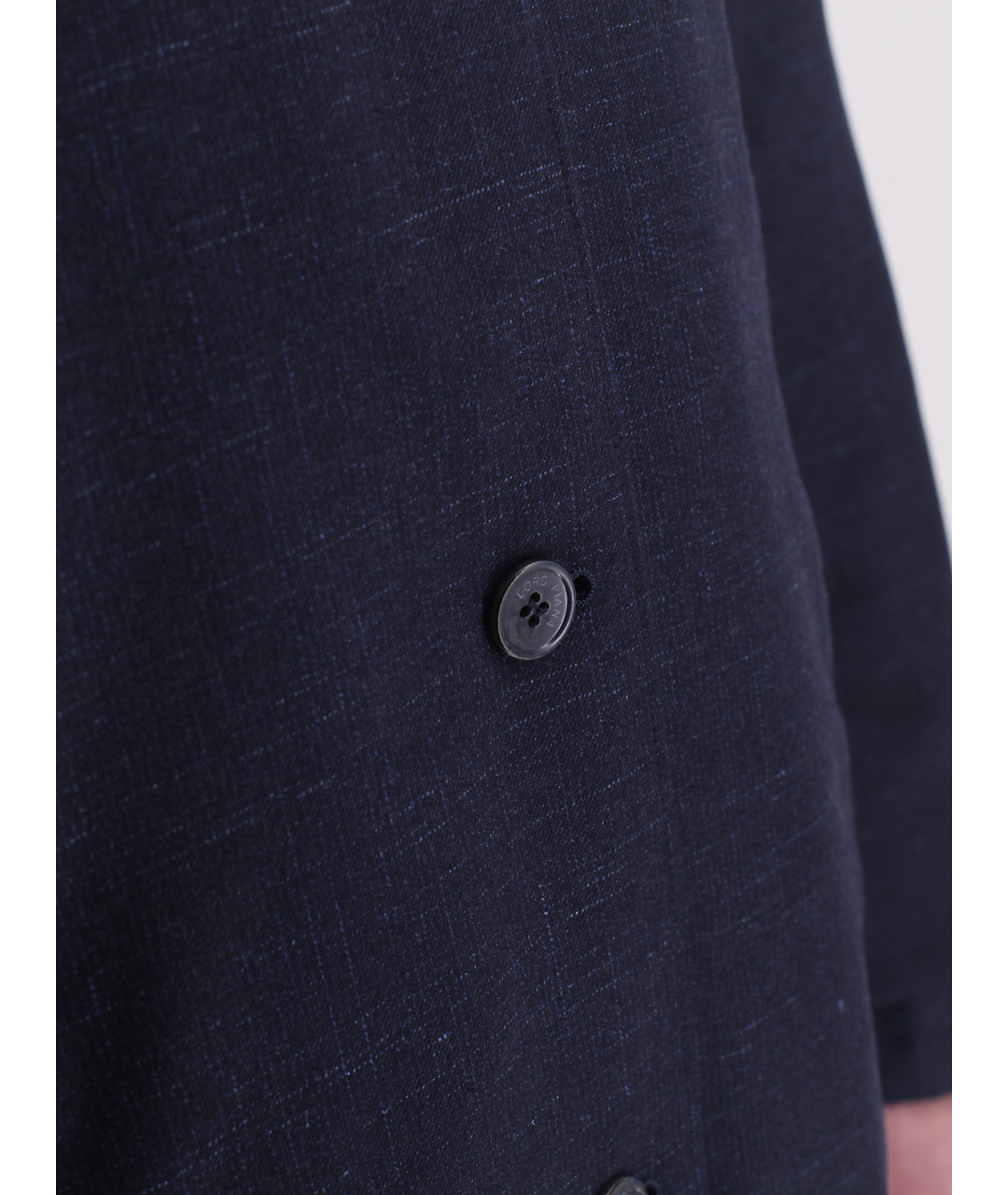 LORO PIANA Темно-синяя полиэстеровая куртка, фото 4