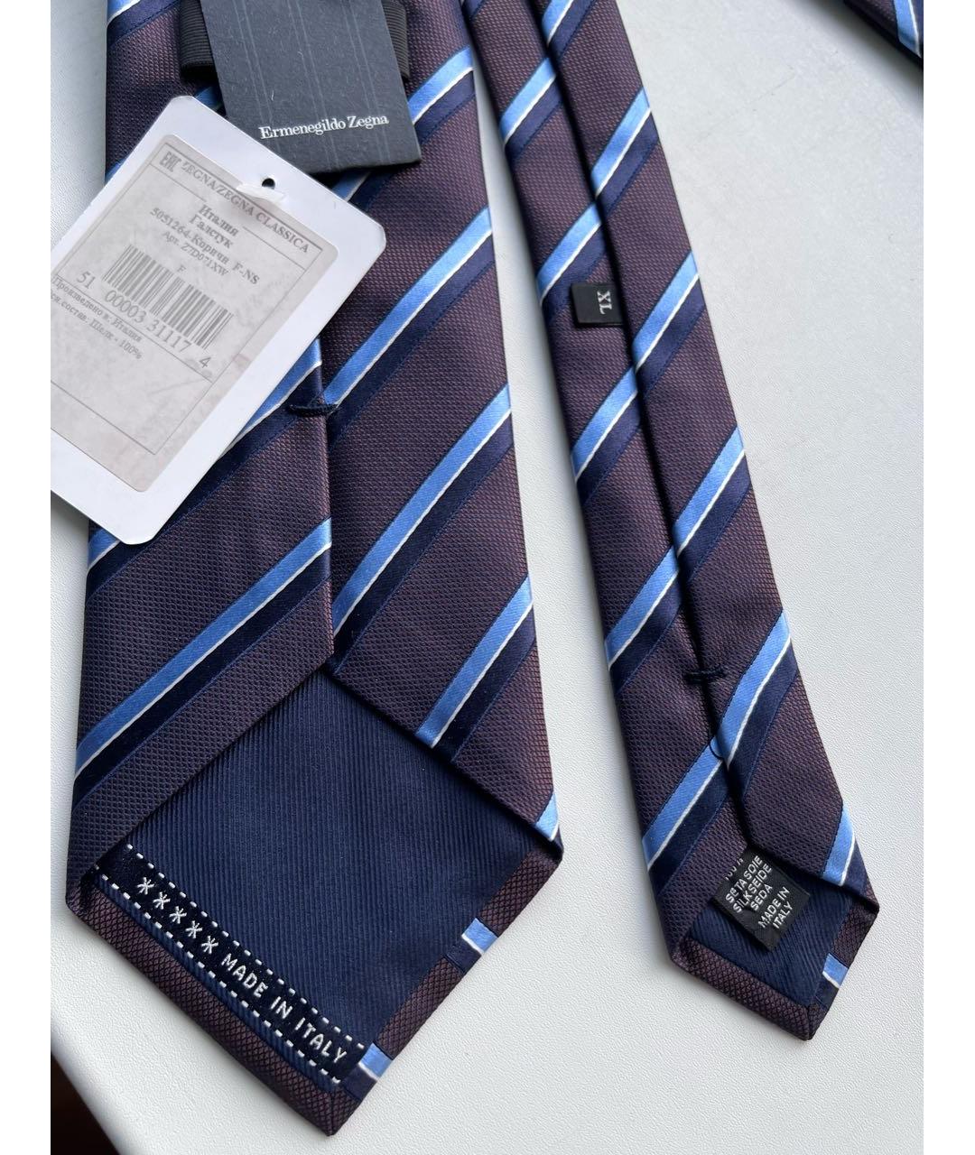 ZEGNA Мульти шелковый галстук, фото 2