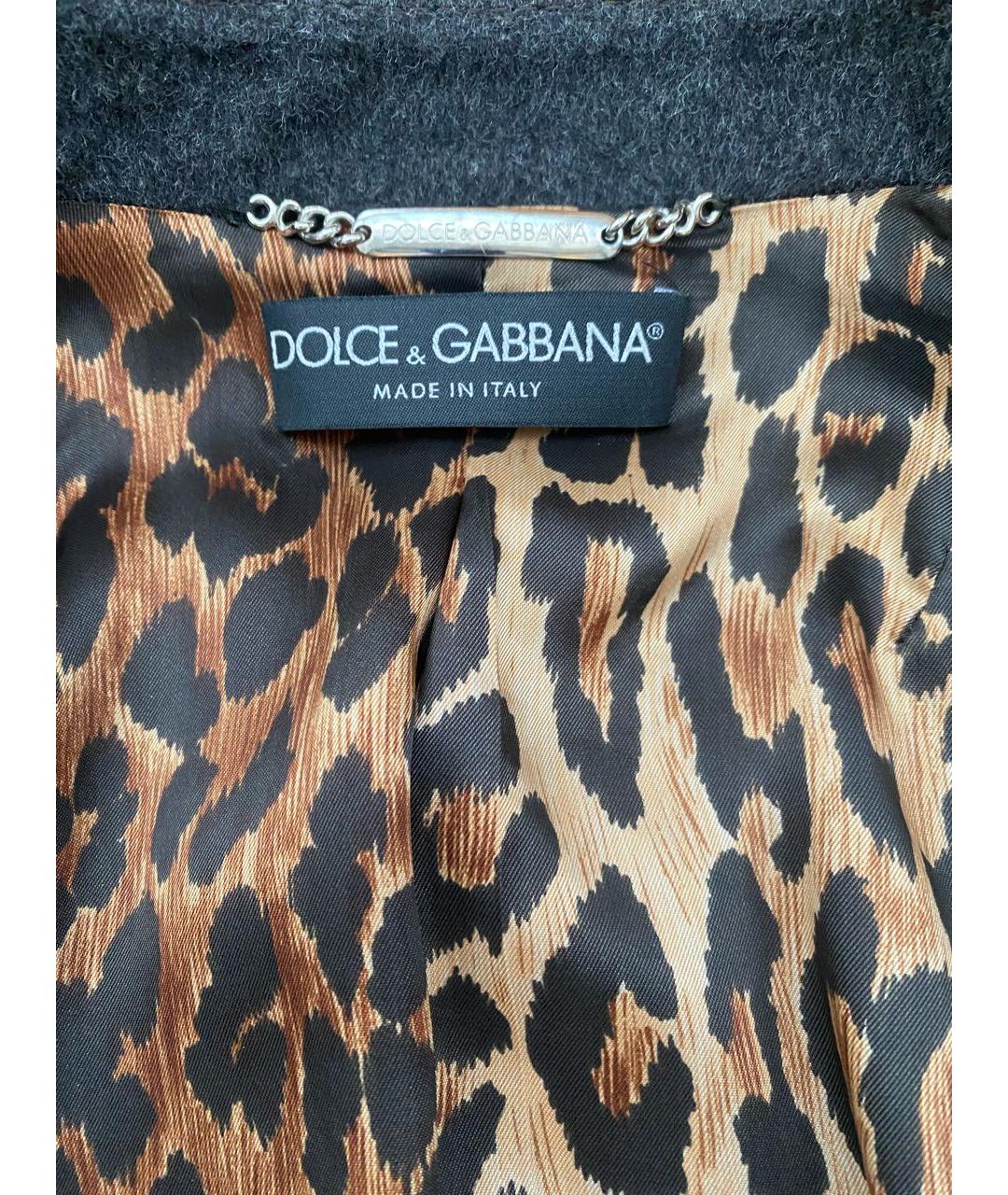 DOLCE & GABBANA VINTAGE Коричневый жакет/пиджак, фото 4