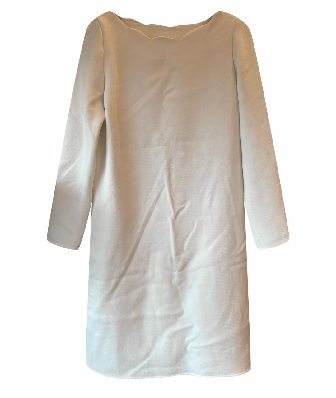 Claudie Pierlot Белое полиэстеровое коктейльное платье, фото 1