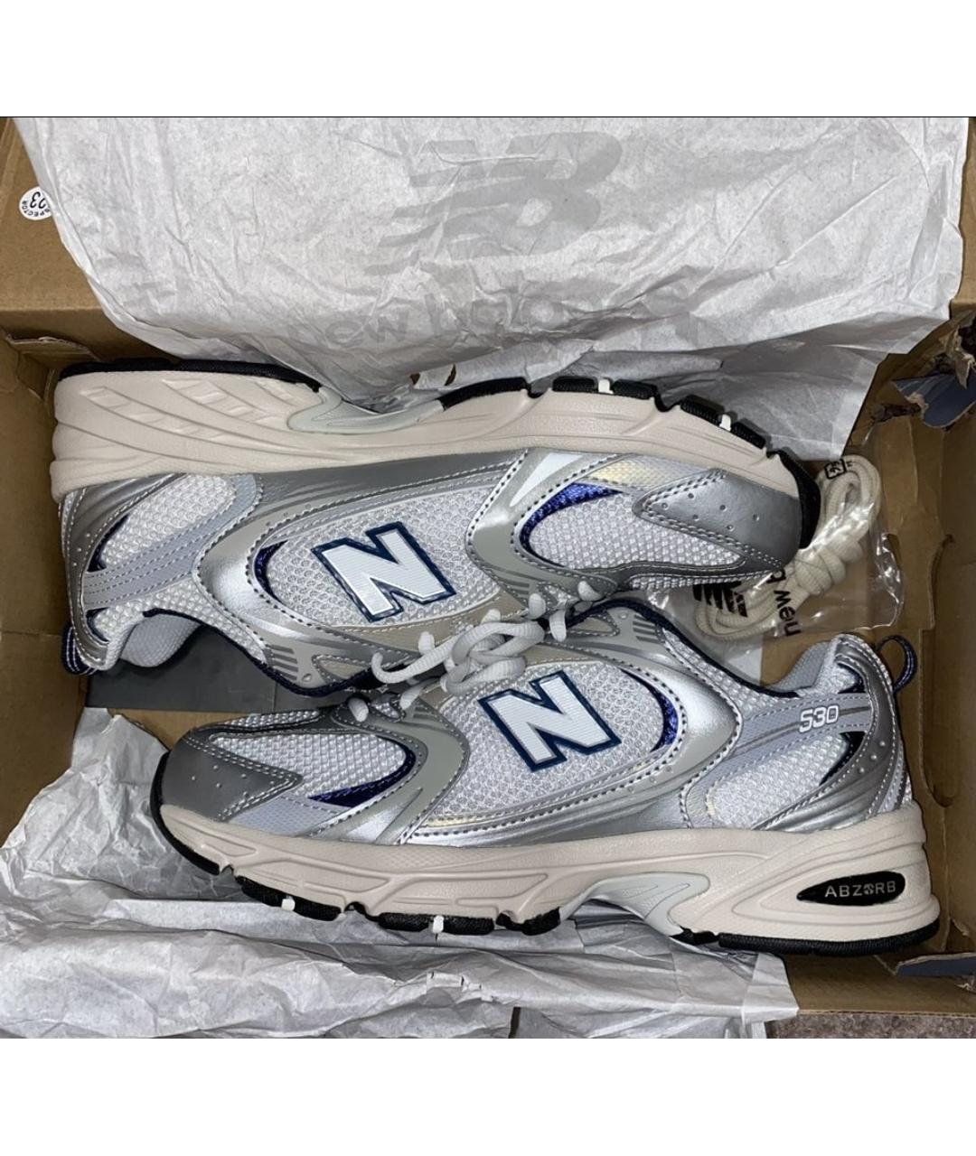 NEW BALANCE Белые кроссовки, фото 7