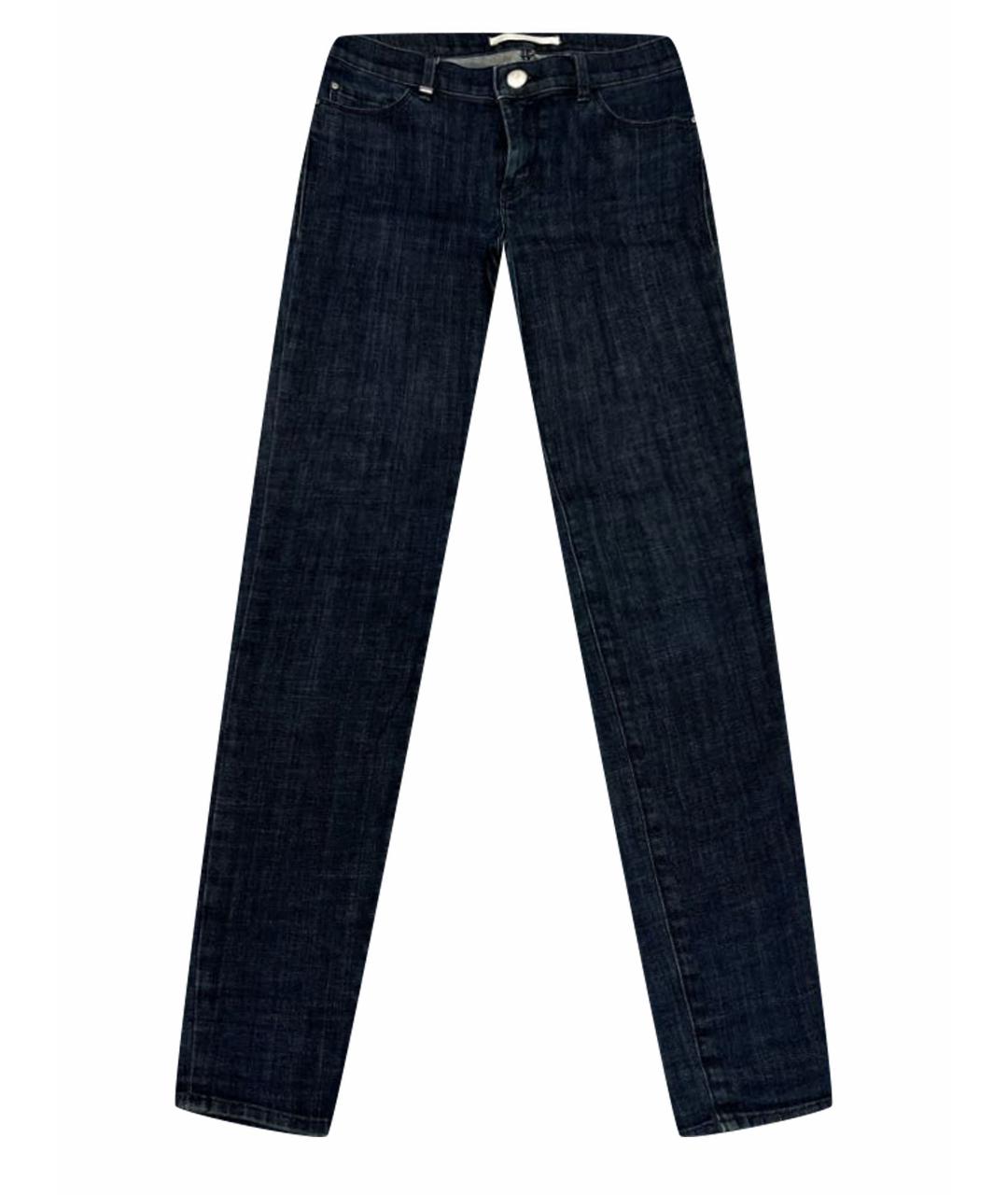 HUGO BOSS Темно-синие хлопковые джинсы слим, фото 1