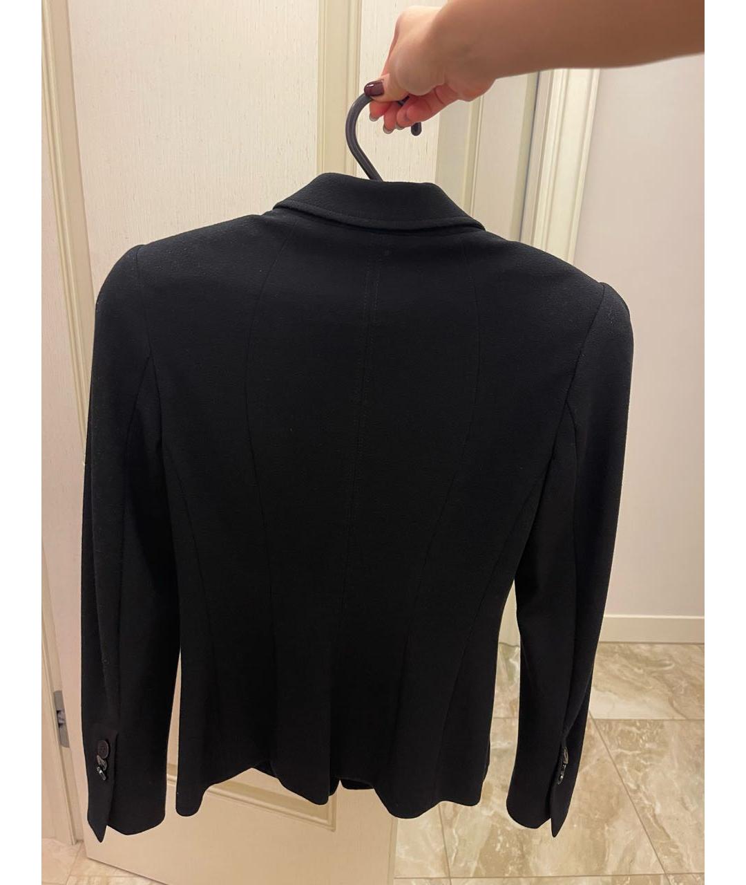 MARC CAIN Черный вискозный жакет/пиджак, фото 2