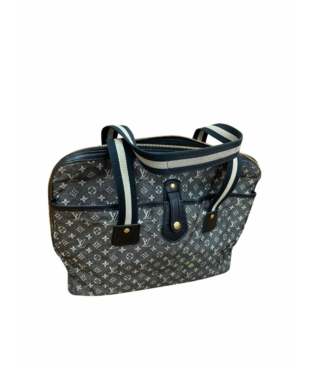 LOUIS VUITTON Серая тканевая сумка тоут, фото 1