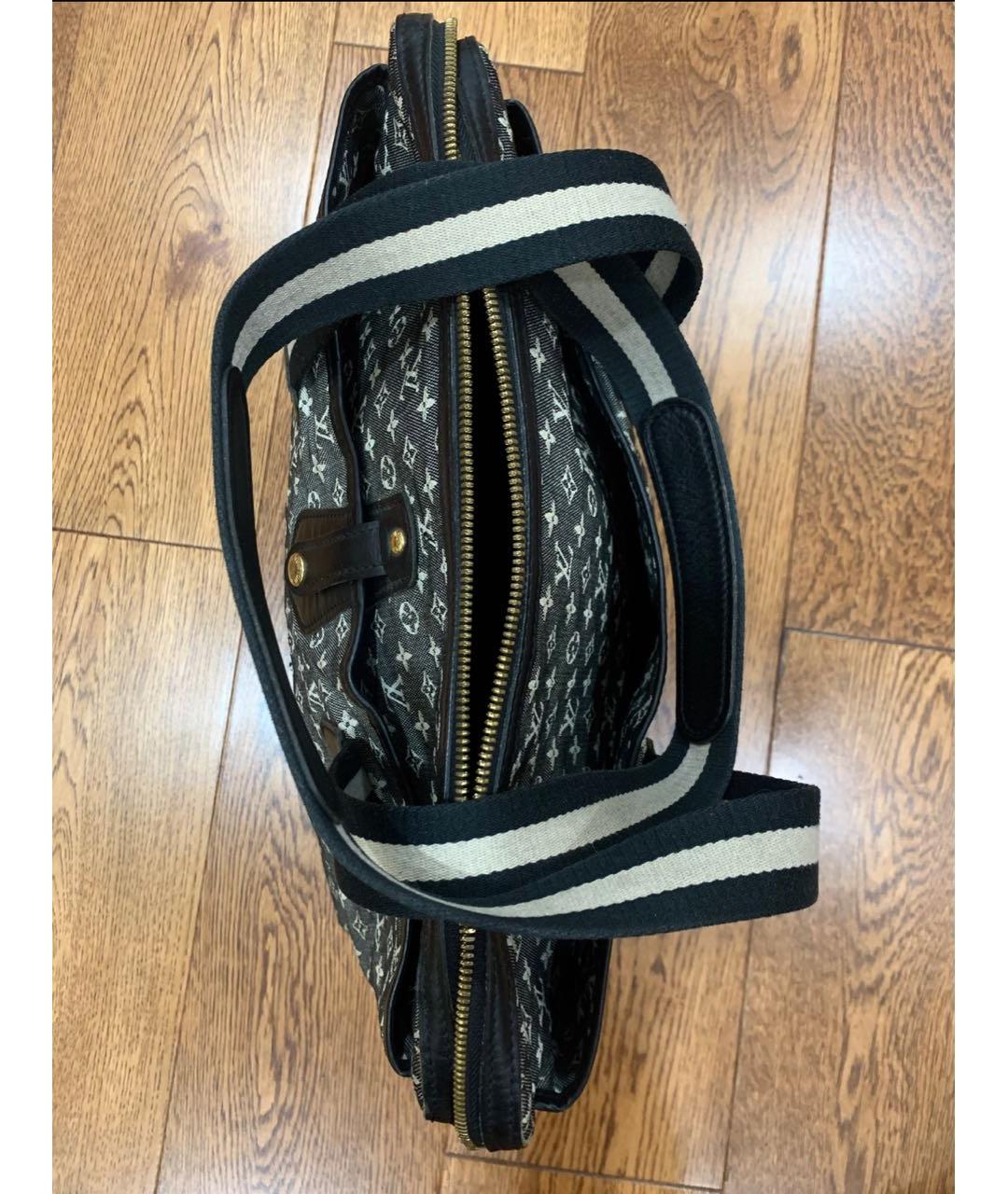 LOUIS VUITTON Серая тканевая сумка тоут, фото 2