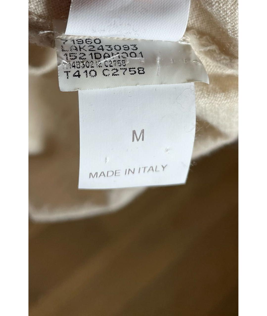 BRUNELLO CUCINELLI Бежевый шерстяной джемпер / свитер, фото 5