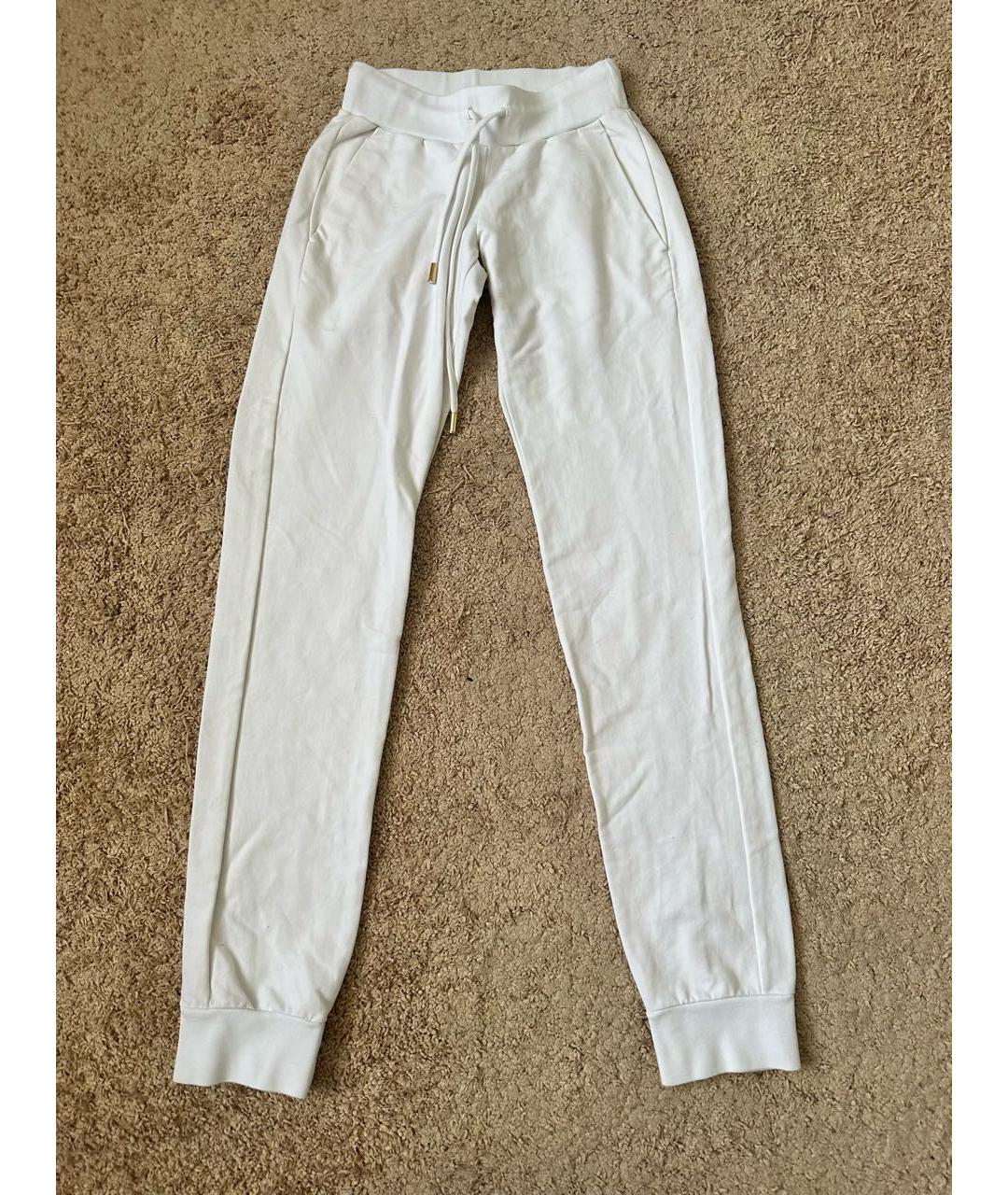 DSQUARED2 Белые хлопковые спортивные брюки и шорты, фото 6