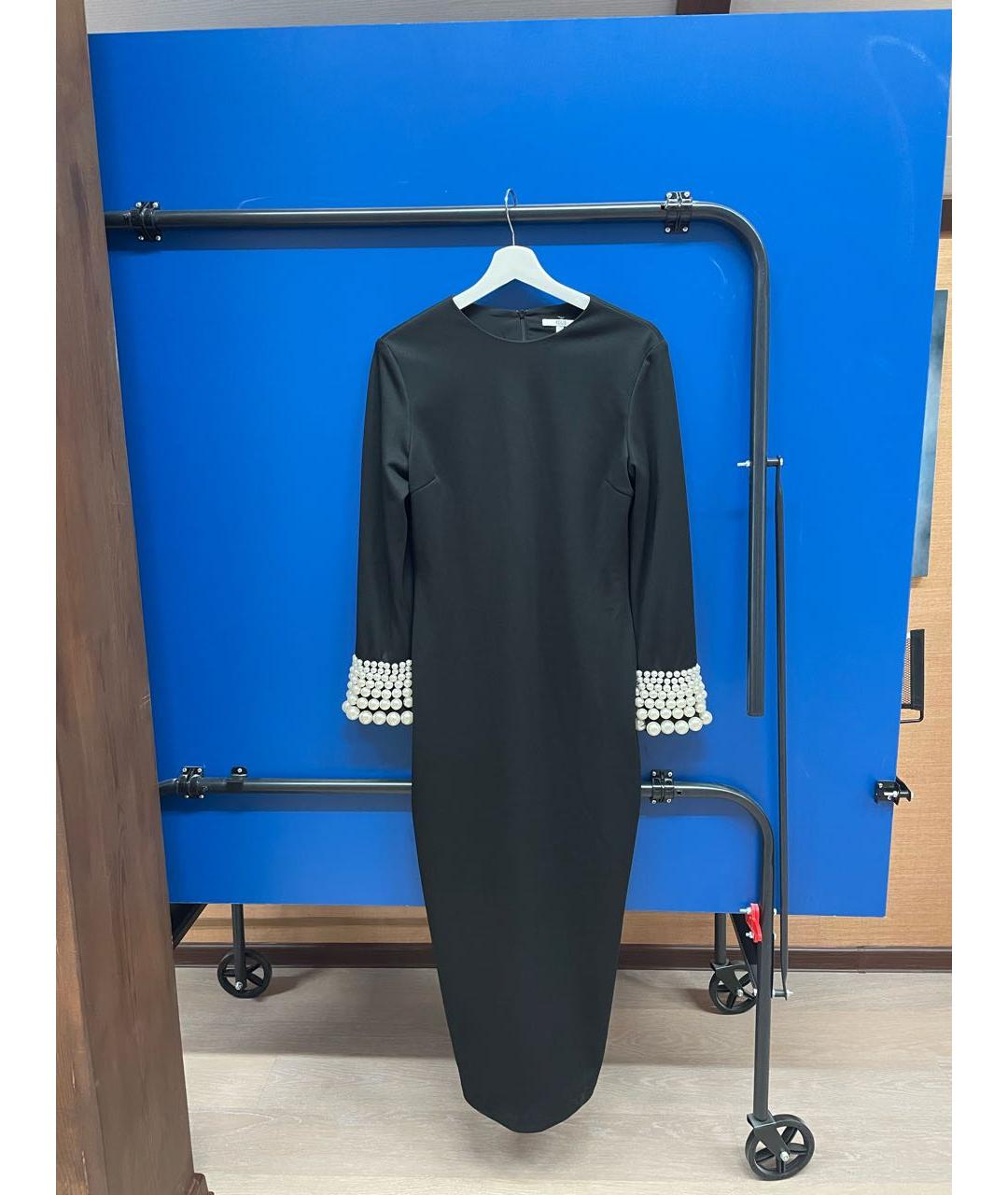 ASILIO THE LABEL Черное полиэстеровое вечернее платье, фото 9