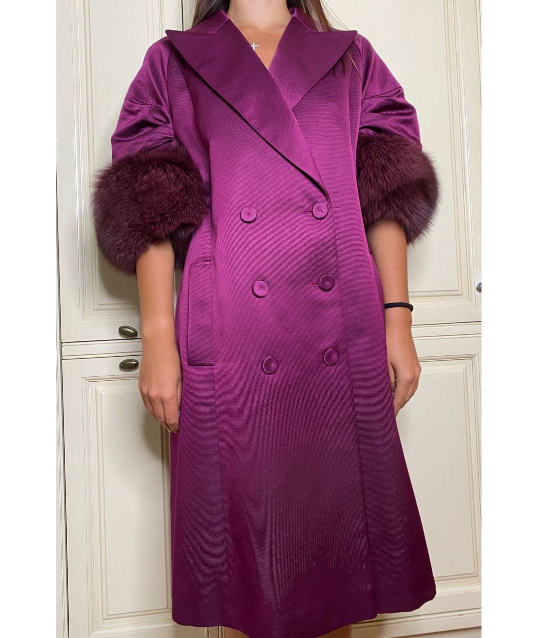 ESCADA Фиолетовое пальто, фото 5