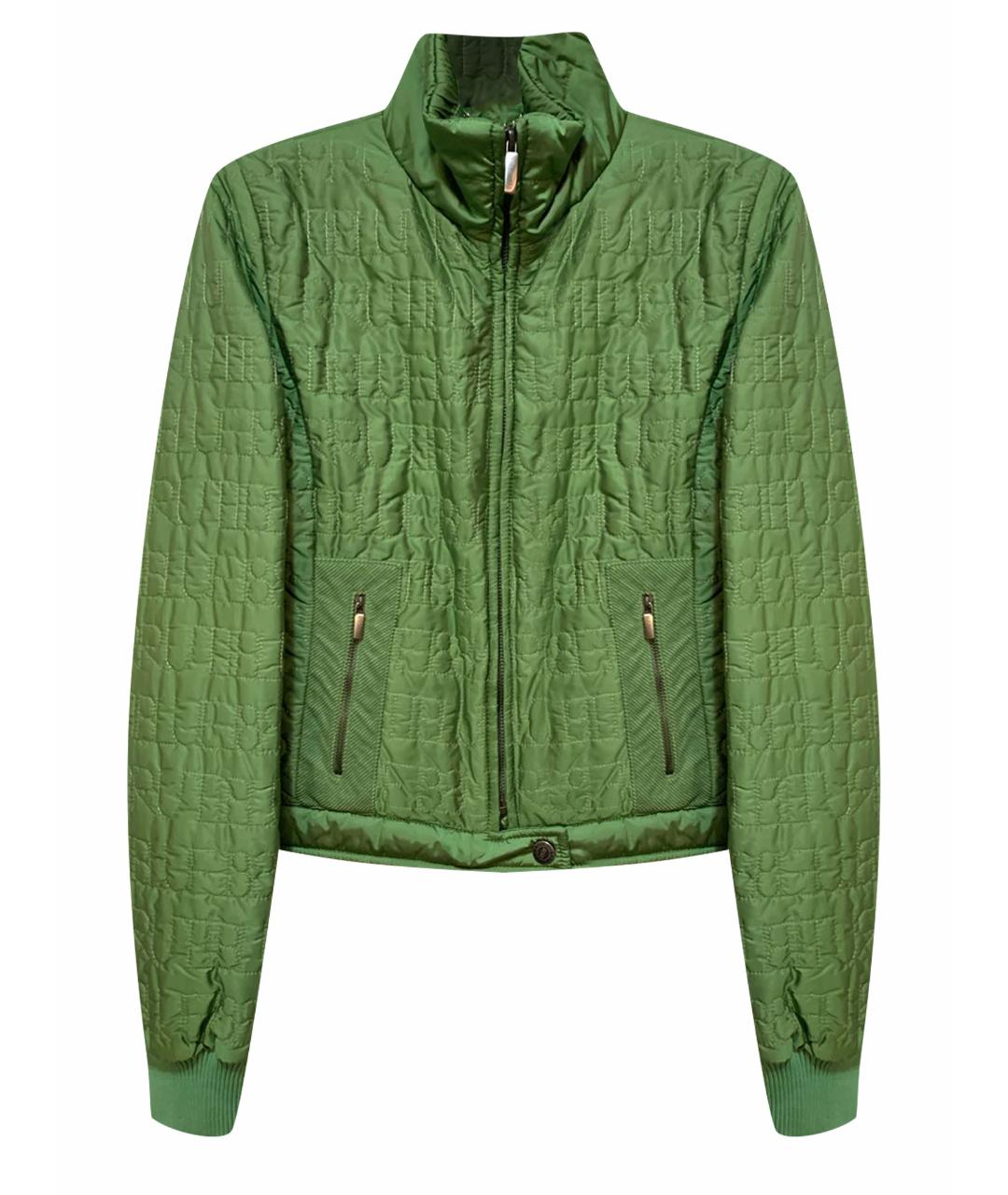 CERRUTI 1881 Зеленая полиэстеровая куртка, фото 1
