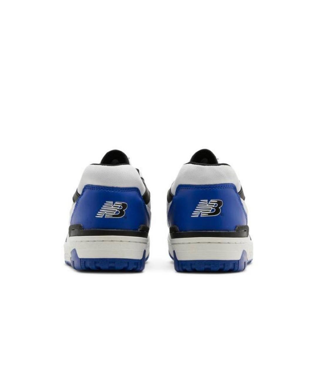 NEW BALANCE Темно-синие кожаные низкие кроссовки / кеды, фото 5