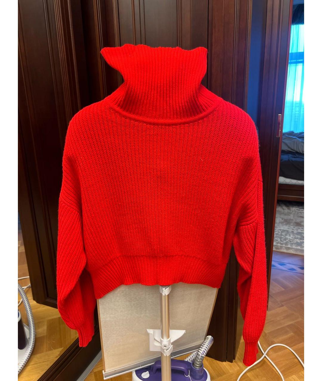 BOHEMIQUE Красный шерстяной джемпер / свитер, фото 4