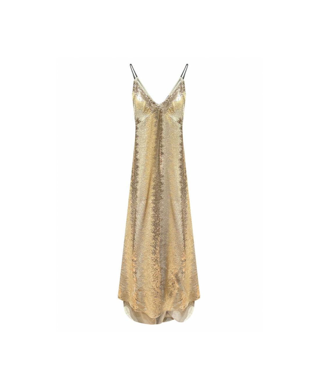 GRAVITEIGHT Золотое вечернее платье, фото 1
