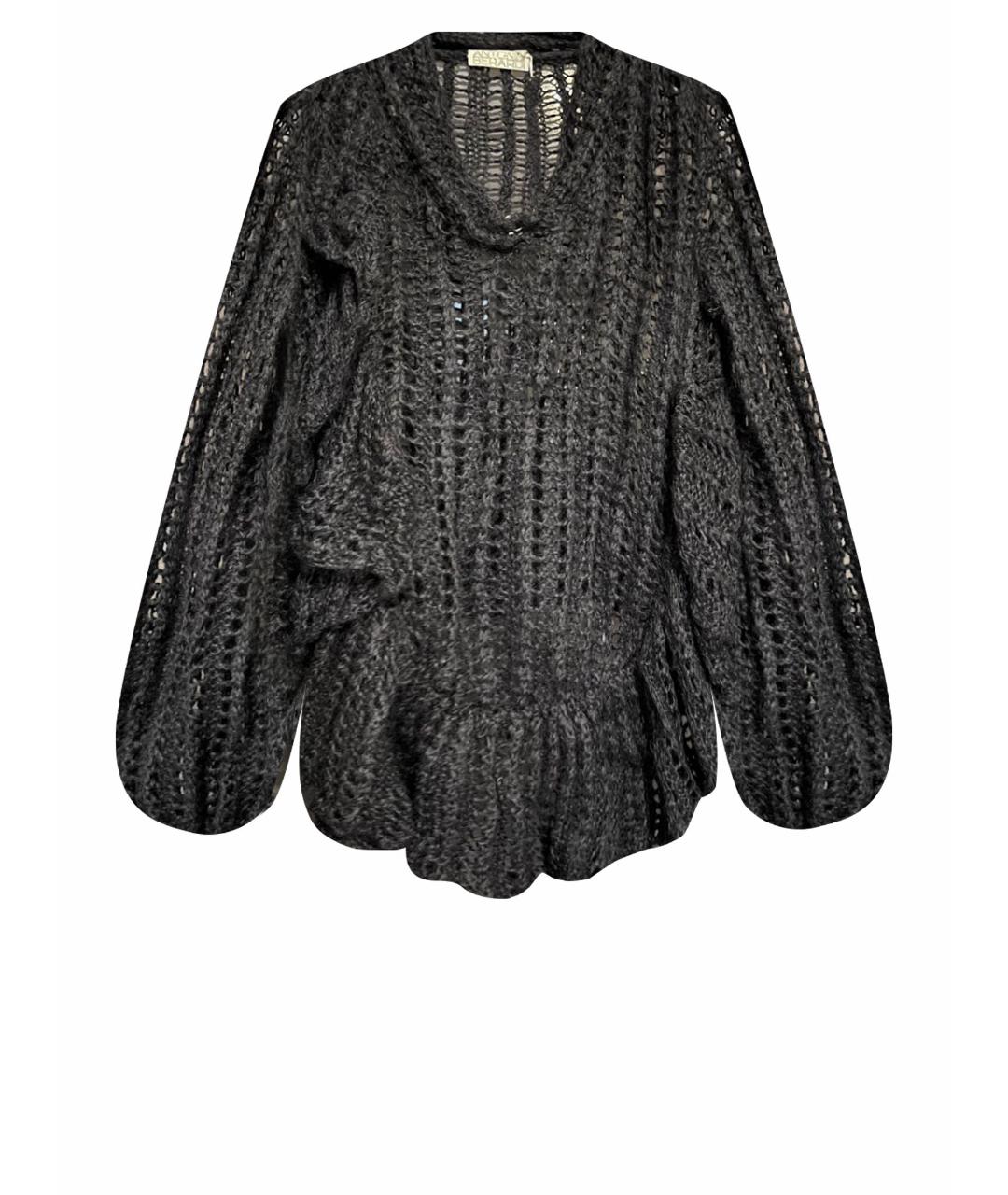 ANTONIO BERARDI Черный шерстяной джемпер / свитер, фото 1