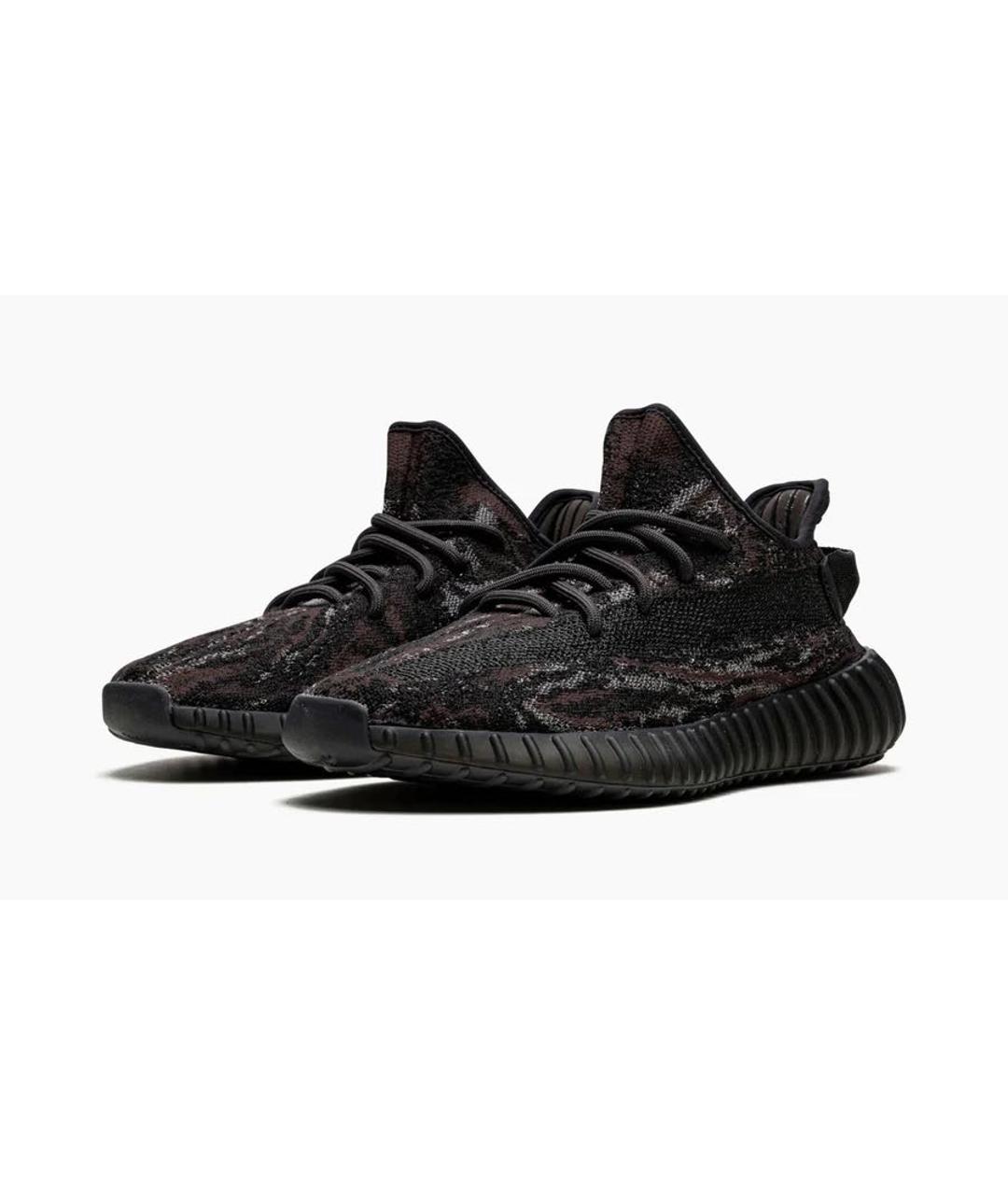 ADIDAS YEEZY Черные низкие кроссовки / кеды, фото 2