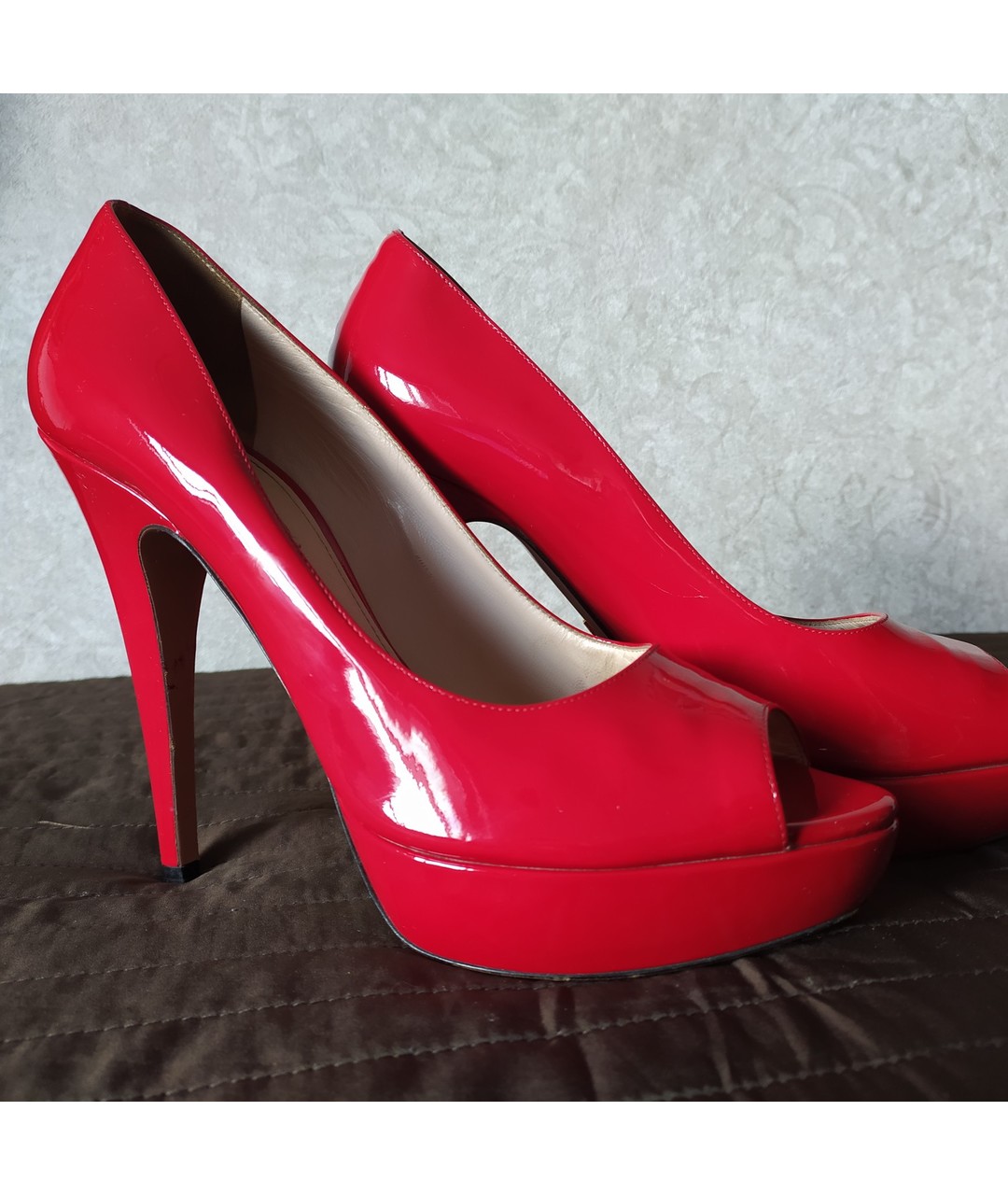 PRADA Красные туфли из лакированной кожи, фото 9