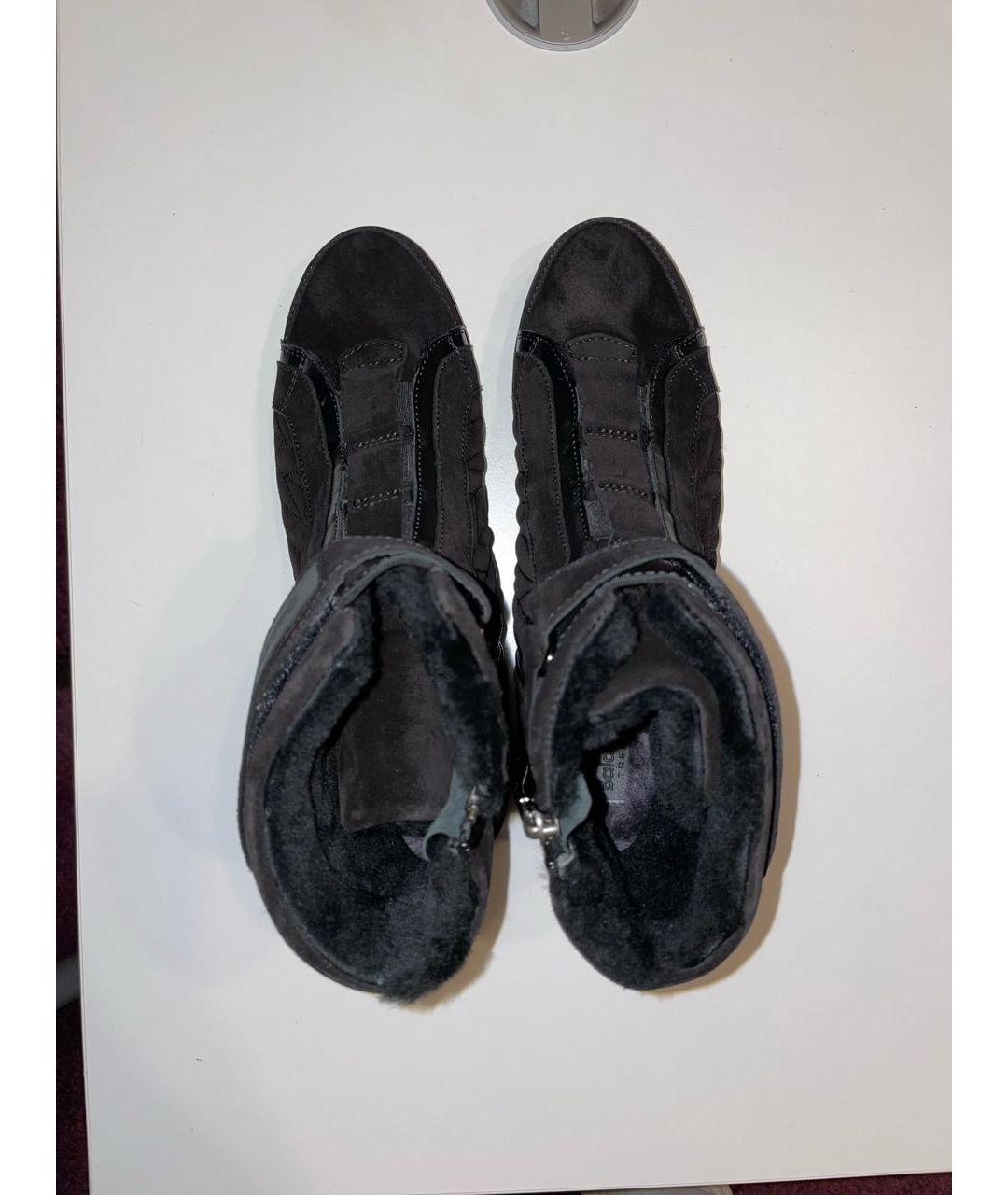 BALDININI Черные замшевые ботинки, фото 3