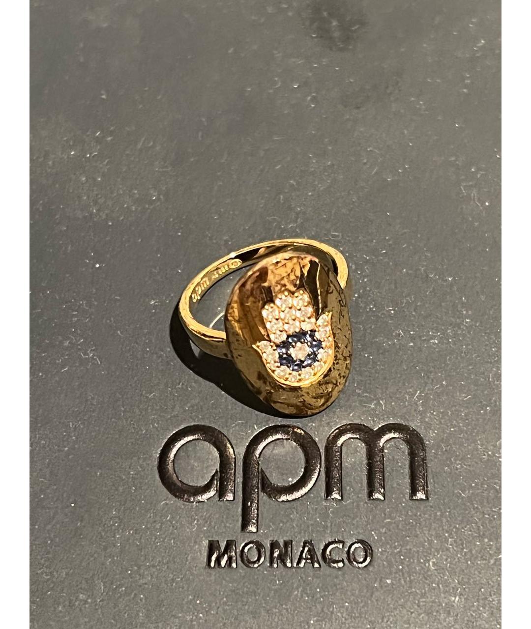 APM Monaco Золотое позолоченное кольцо, фото 3