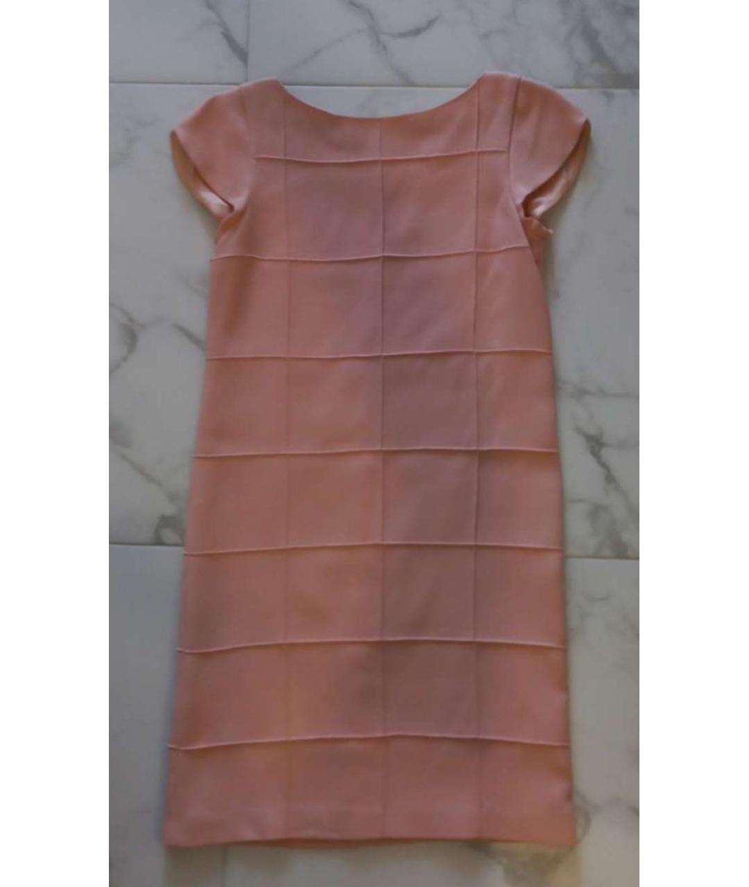 MOSCHINO Розовое шерстяное повседневное платье, фото 4