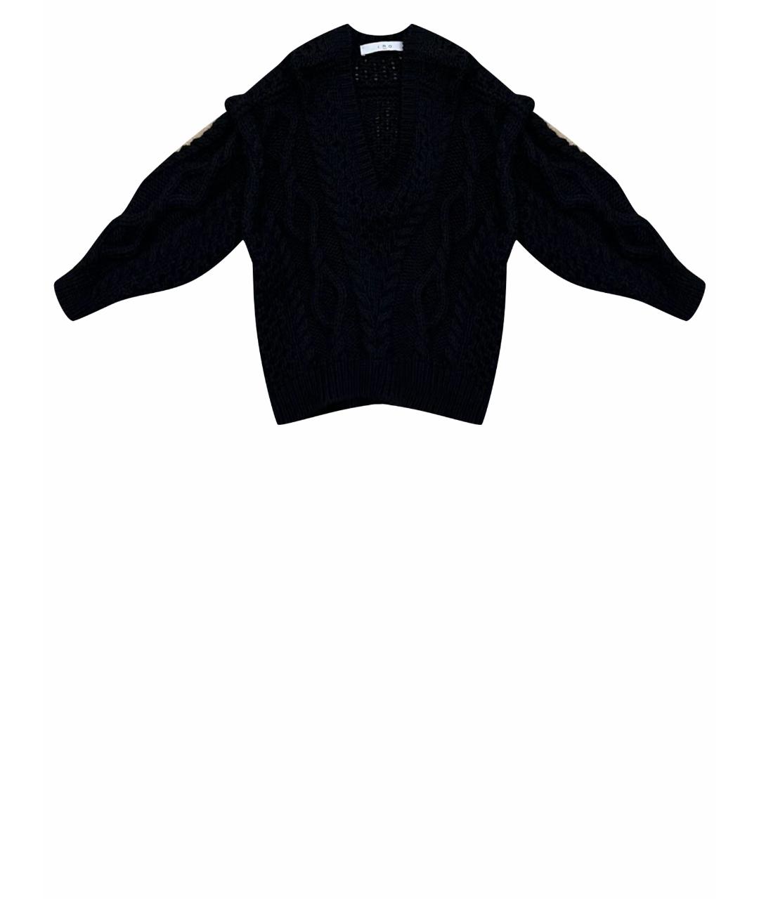 IRO Черный шерстяной джемпер / свитер, фото 1