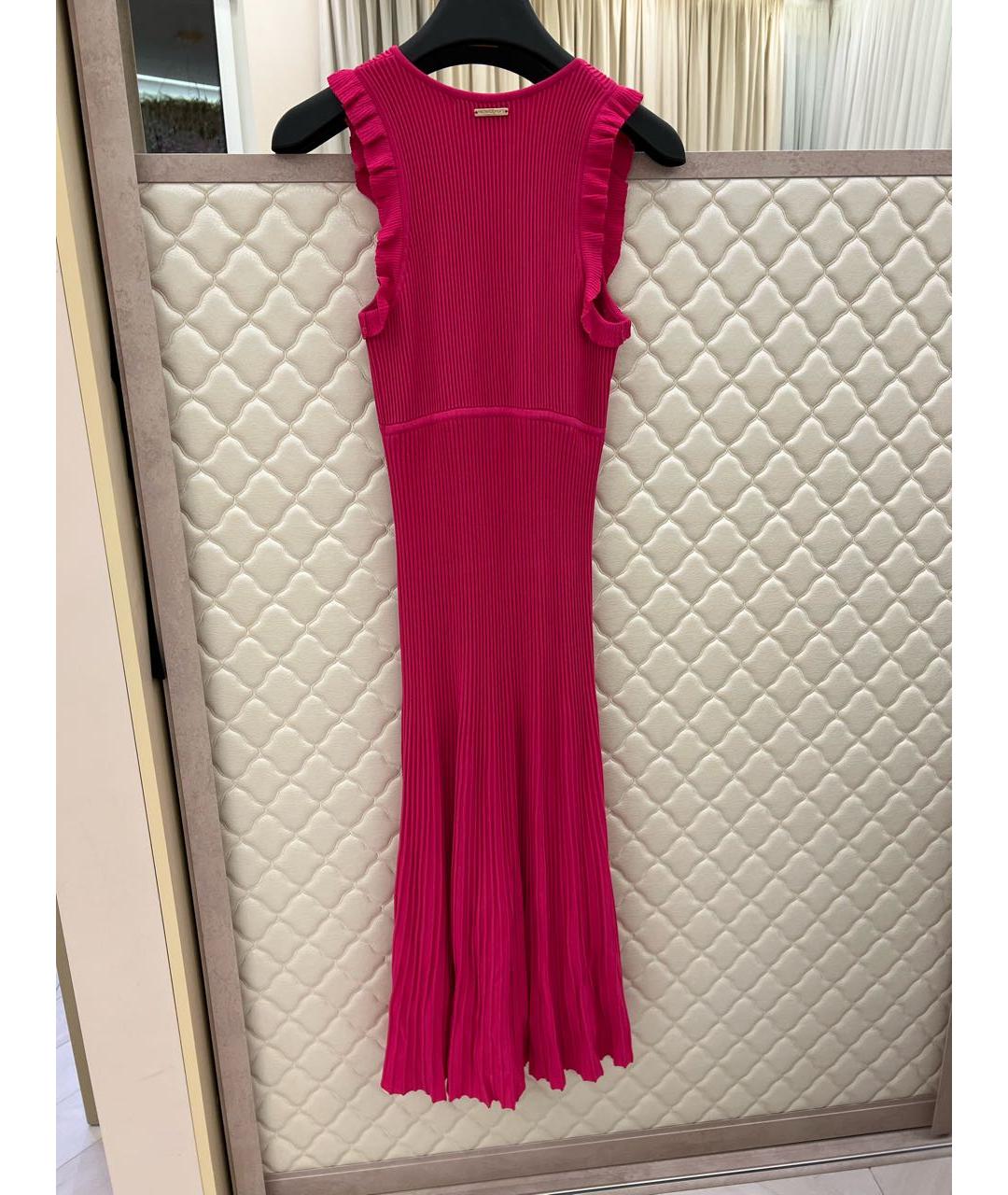 MICHAEL KORS Розовое вискозное повседневное платье, фото 2